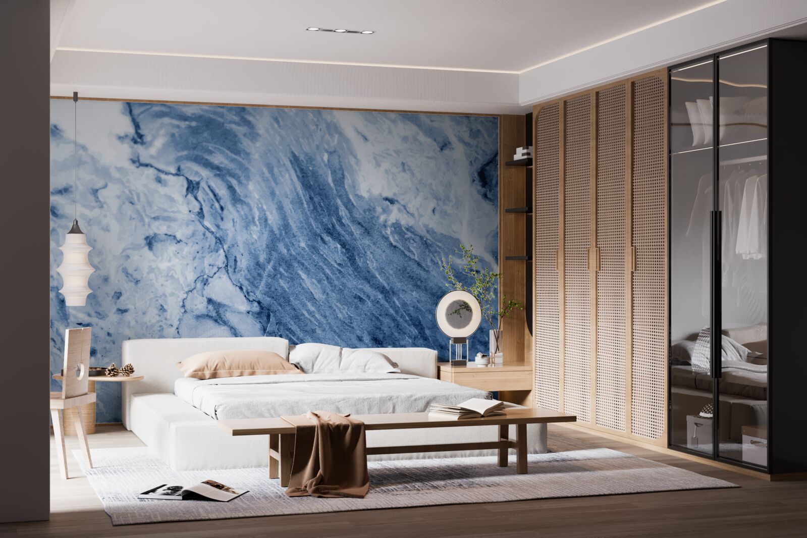 Fototapeta zimowe formacje z zamarzniętej wody