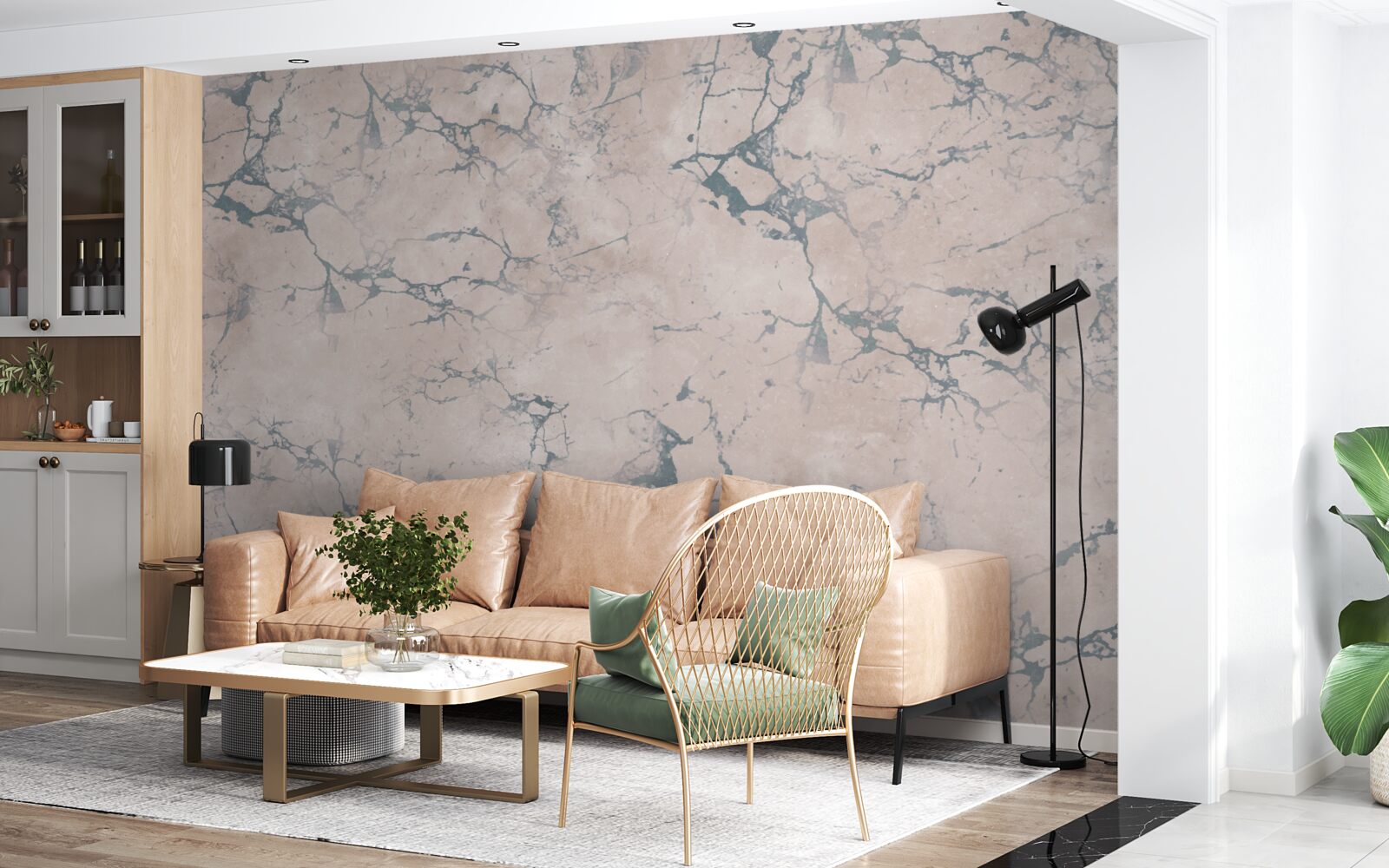 Fototapeta lekka marmurowa konsystencja