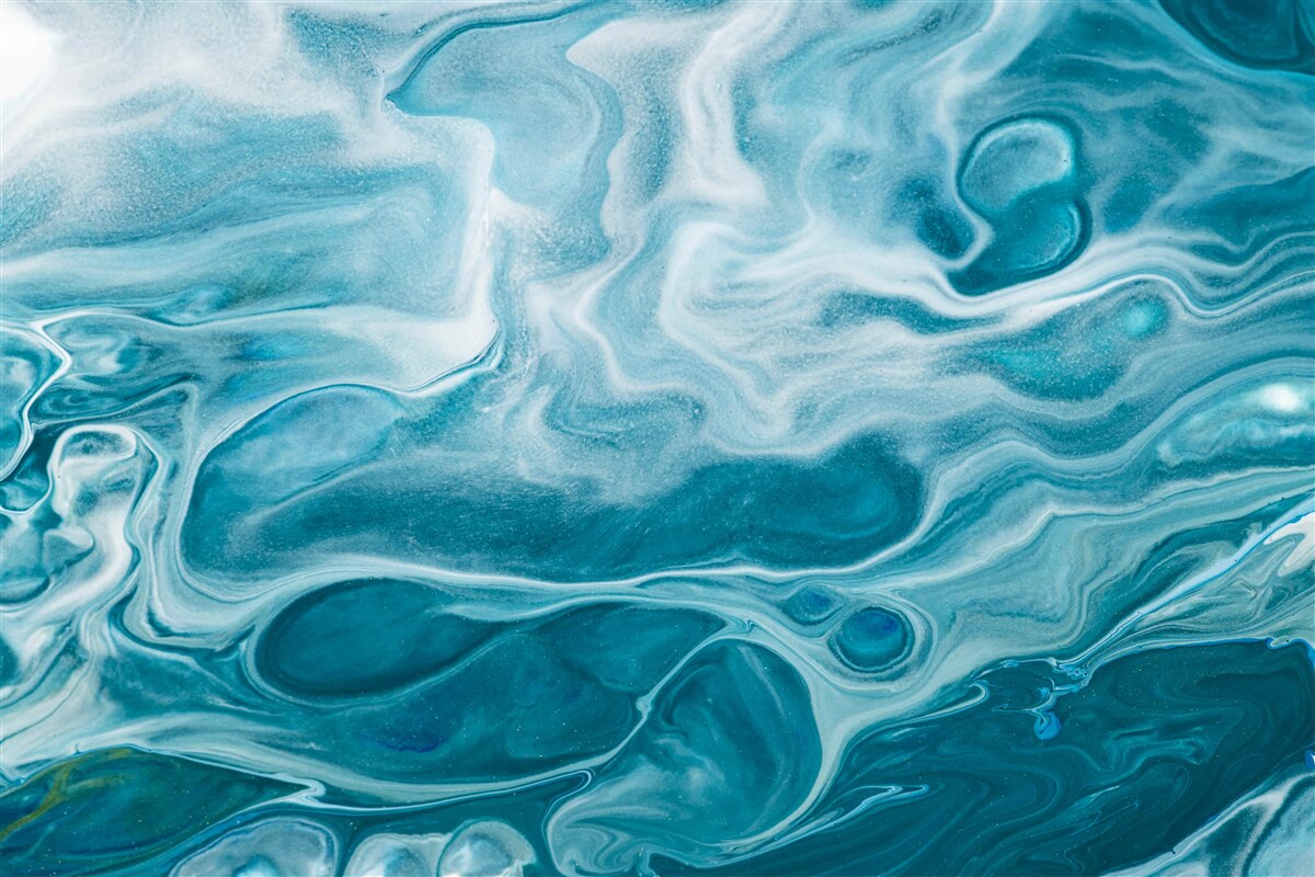 Fototapeta subtelny turkusowy odcień marmuru