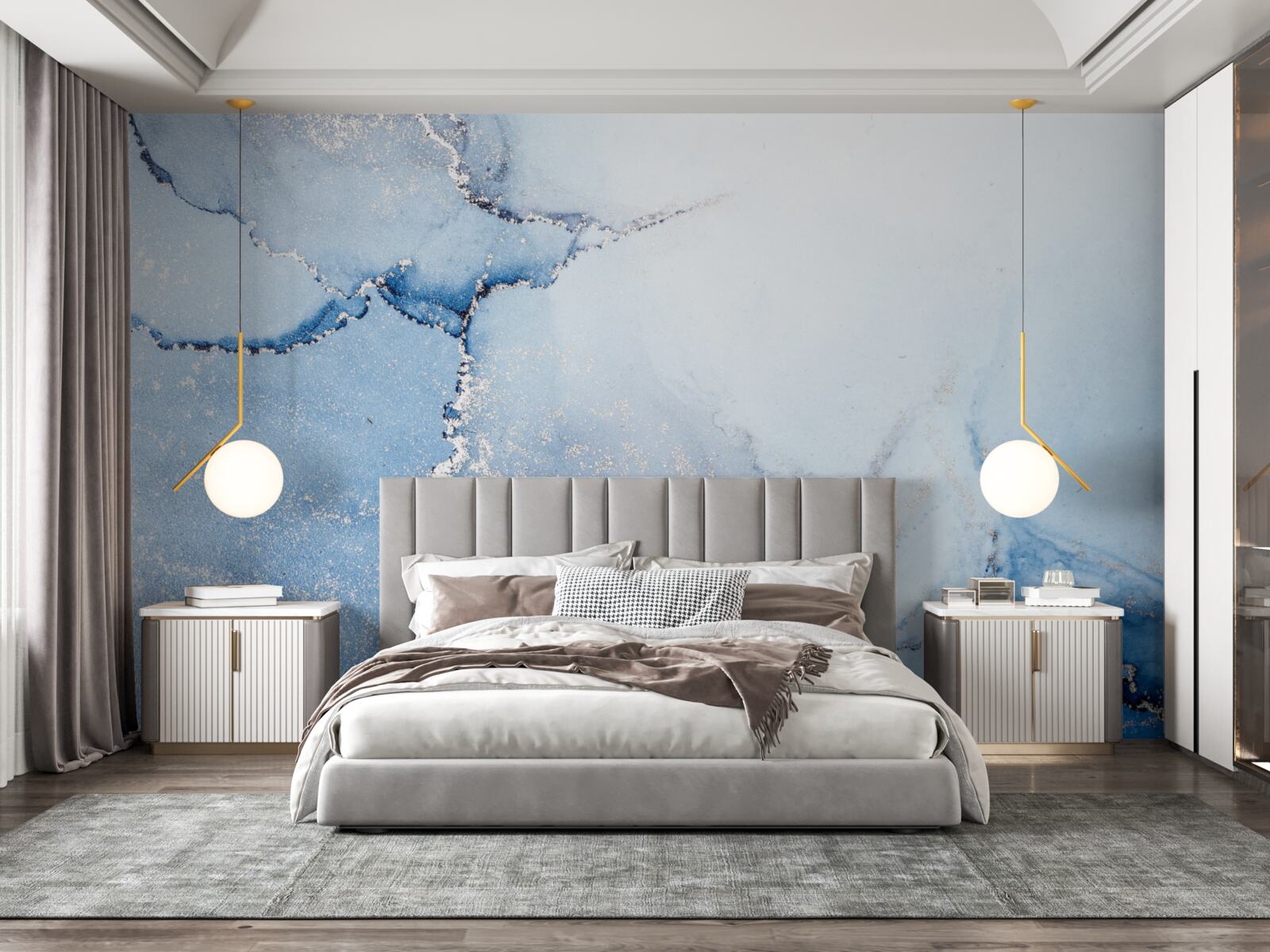 Fototapeta abstrakcyjne tło w delikatnych odcieniach błękitu