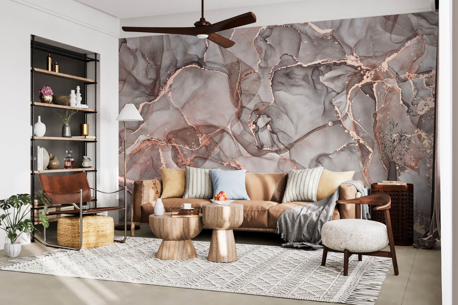 Fototapeta mokry srebrzysty płyn