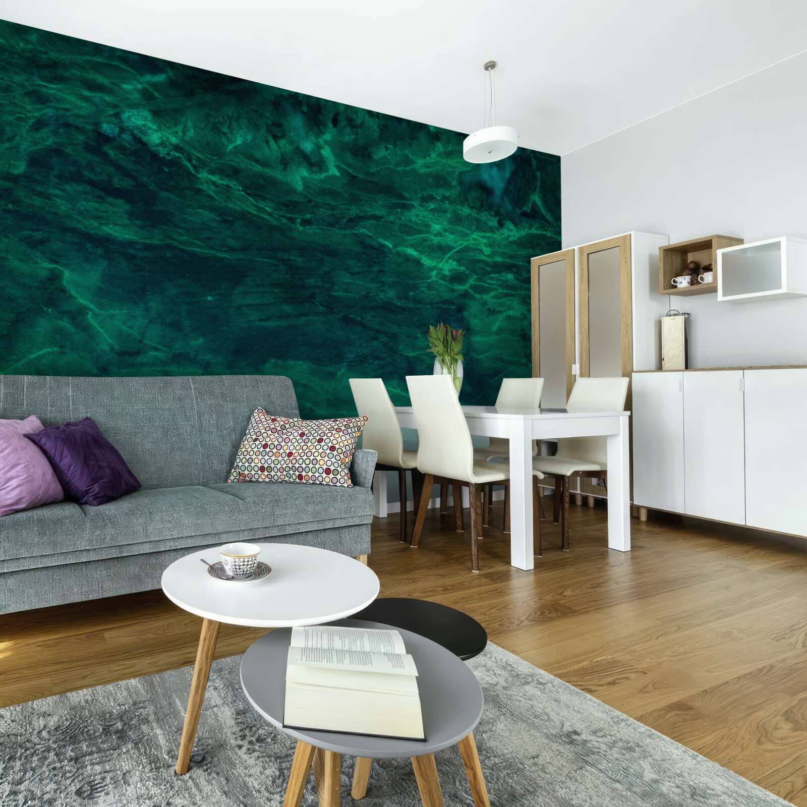 Fototapeta ciemnozielony marmur