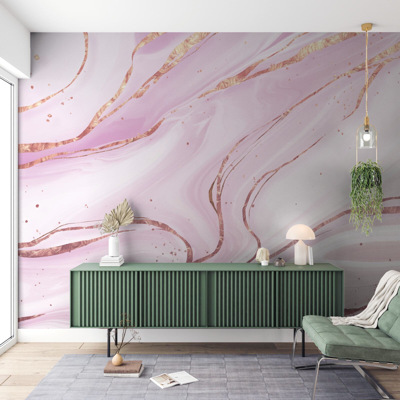 Fototapeta marmur w różowym przykurzonym odcieniu