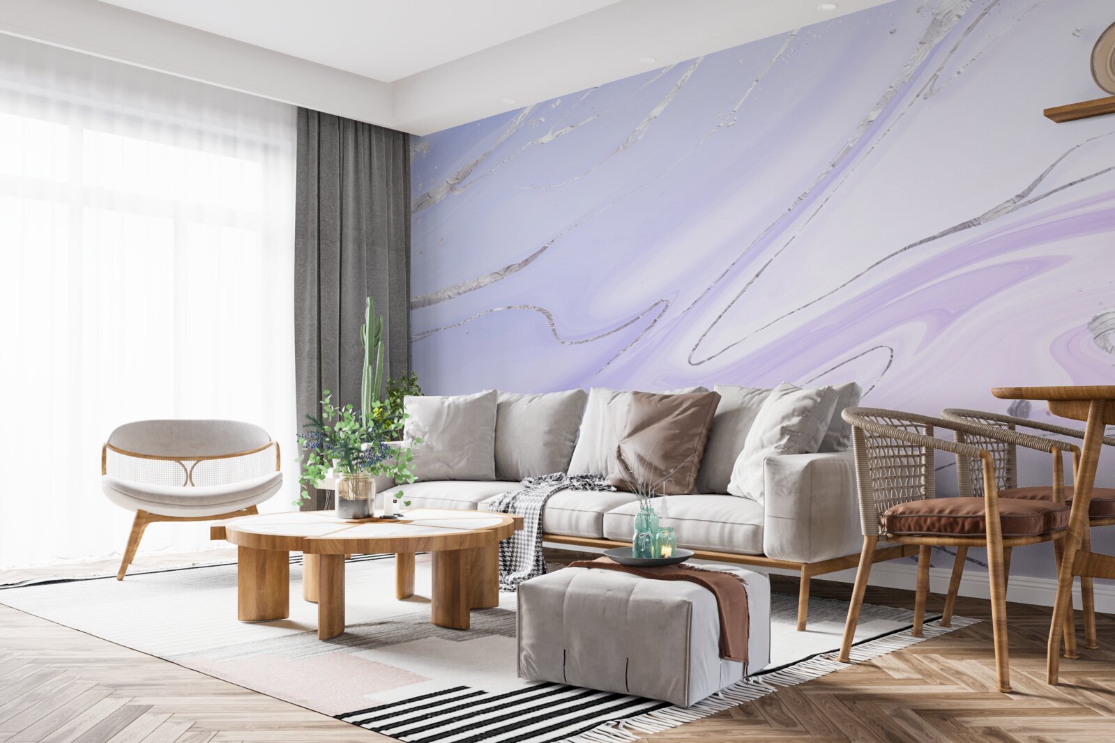 Fototapeta miękki, płynący marmur