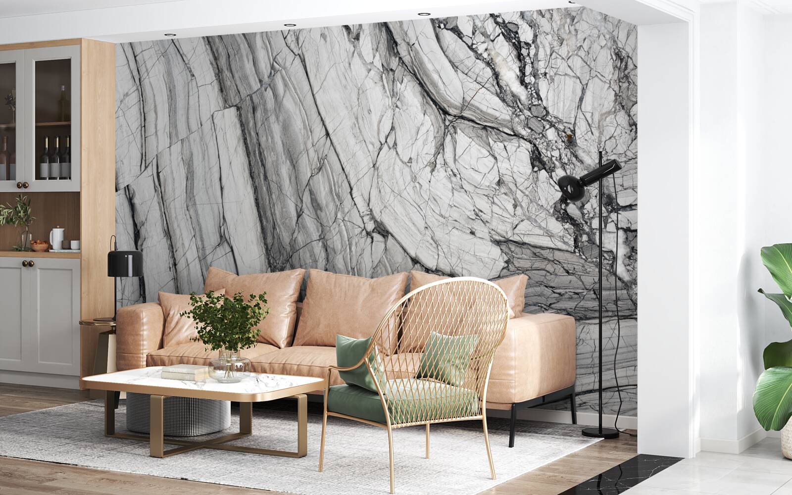 Fototapeta kompozytowy fornir marmurowy