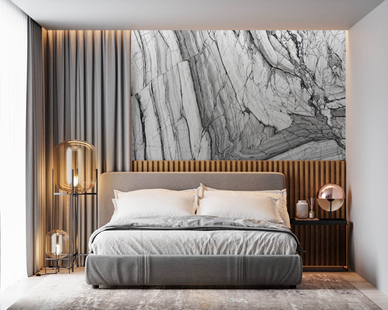 Fototapeta kompozytowy fornir marmurowy