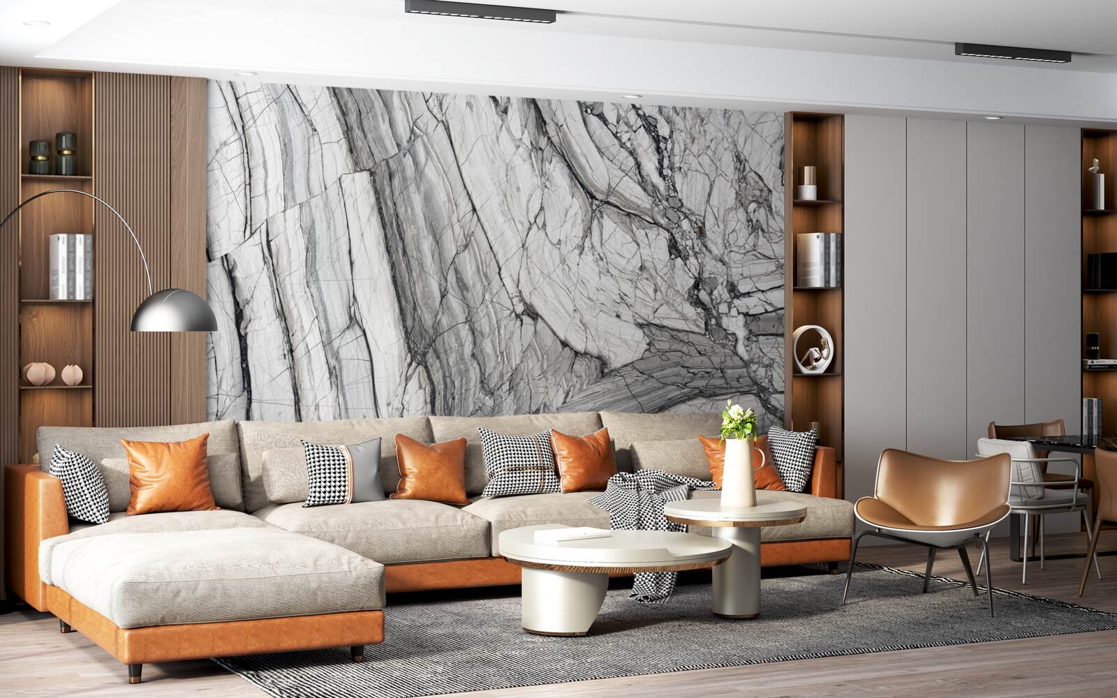 Fototapeta kompozytowy fornir marmurowy