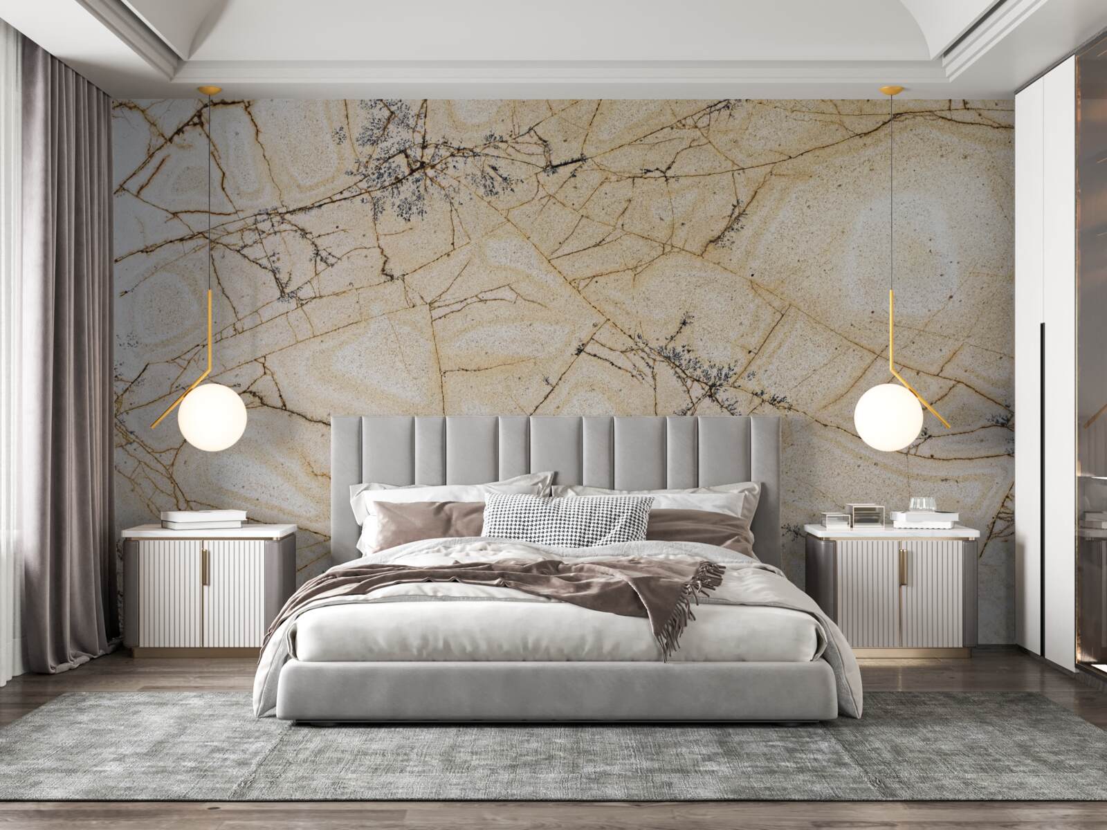 Fototapeta piękno jasnego kwarcytu