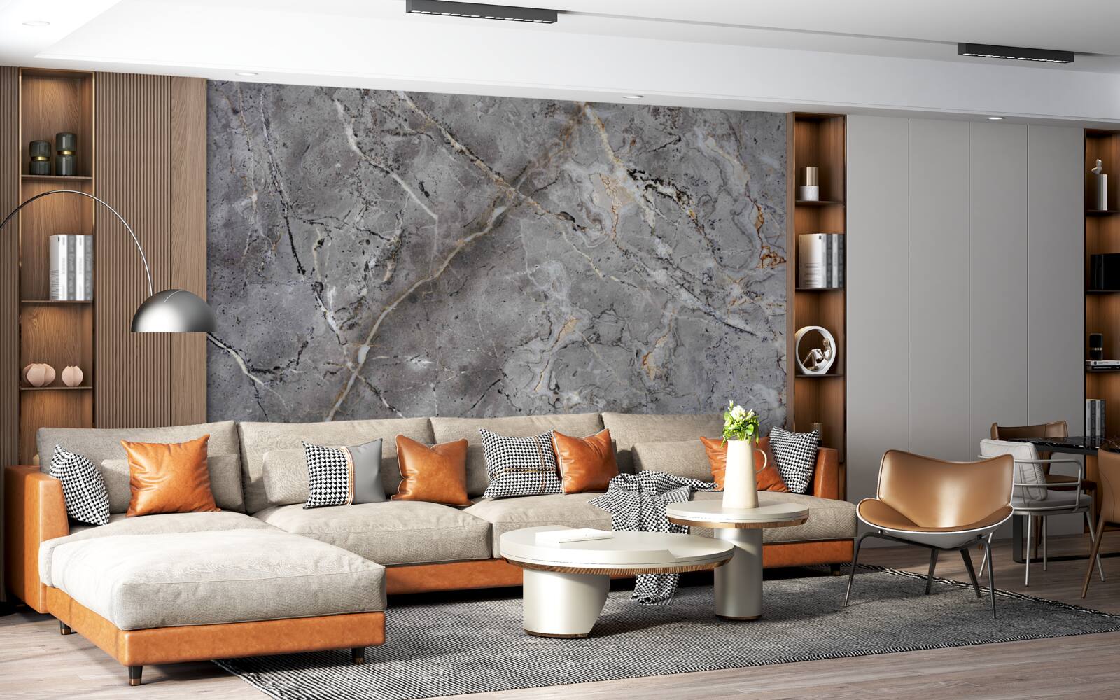 Fototapeta szary marmur szorstka tekstura