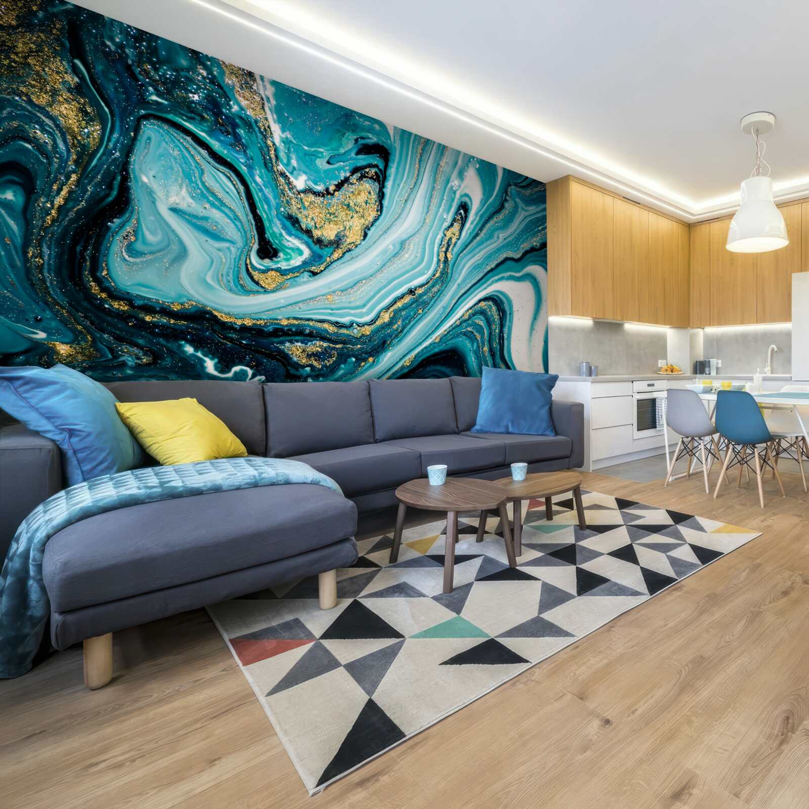 Fototapeta bujna przestrzeń głębin morskich