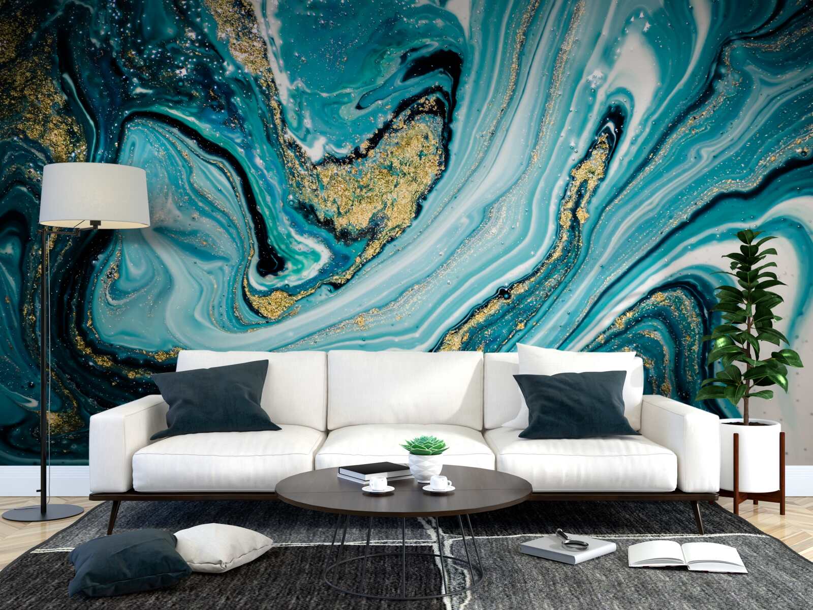 Fototapeta bujna przestrzeń głębin morskich