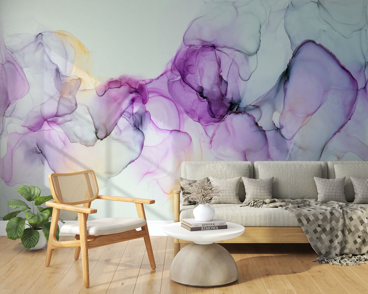 Fototapeta plamy farb akwarelowych