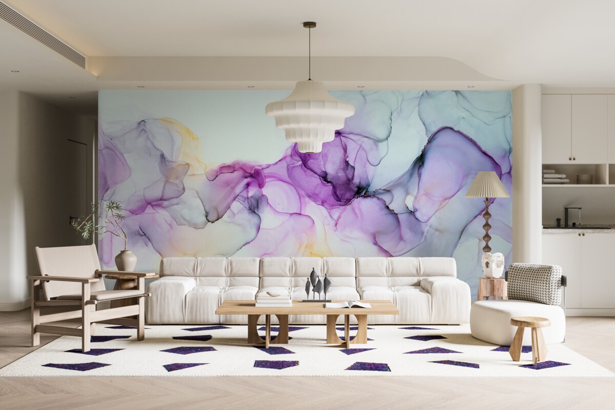 Fototapeta plamy farb akwarelowych