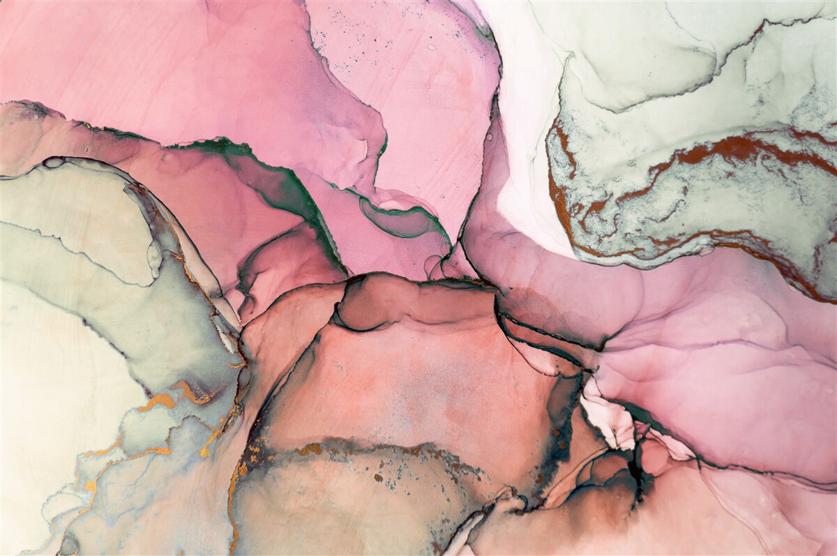 Fototapeta marmur w odcieniach różu, inspirowany abstrakcją