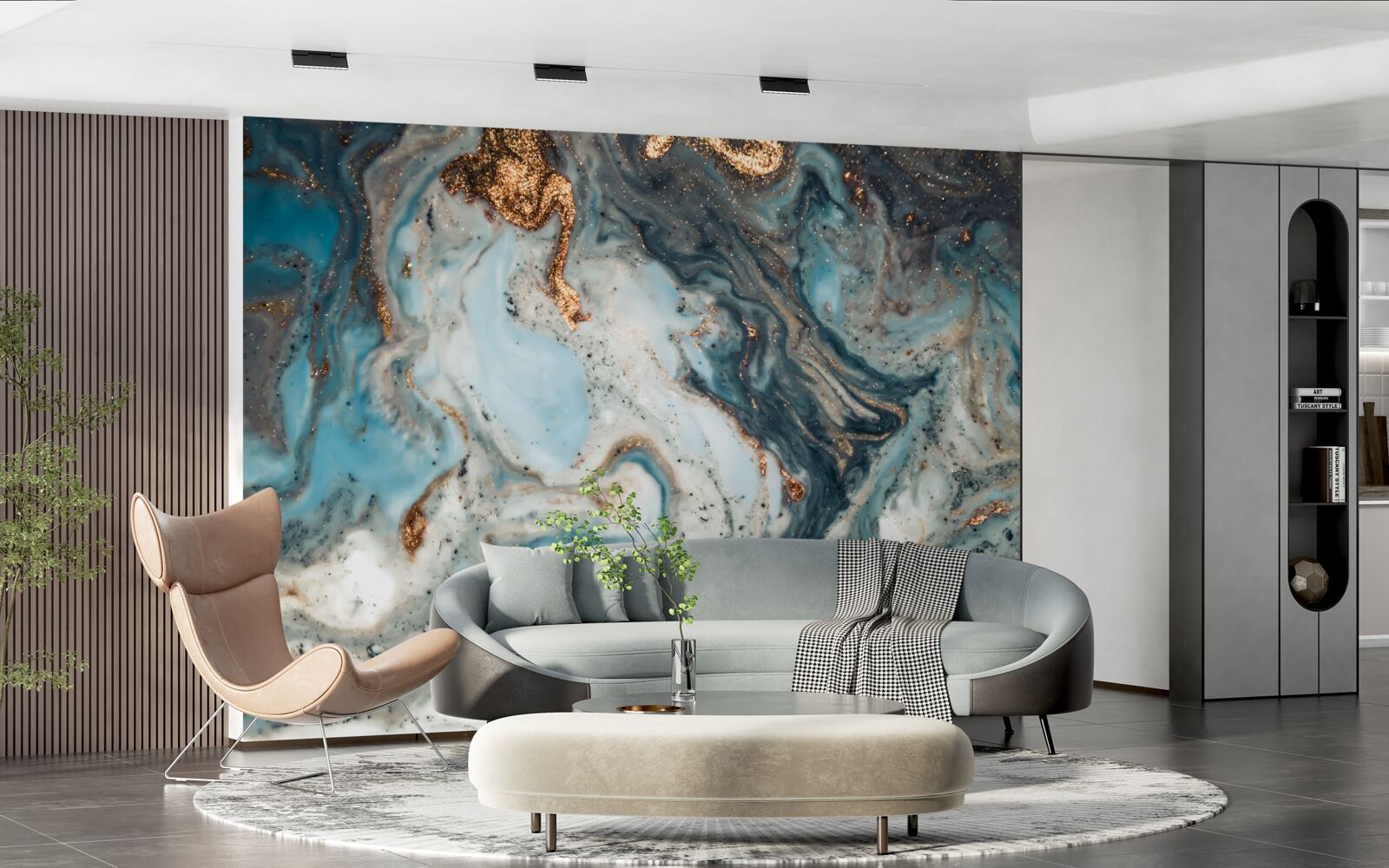 Fototapeta złota abstrakcja z pięknymi elementami