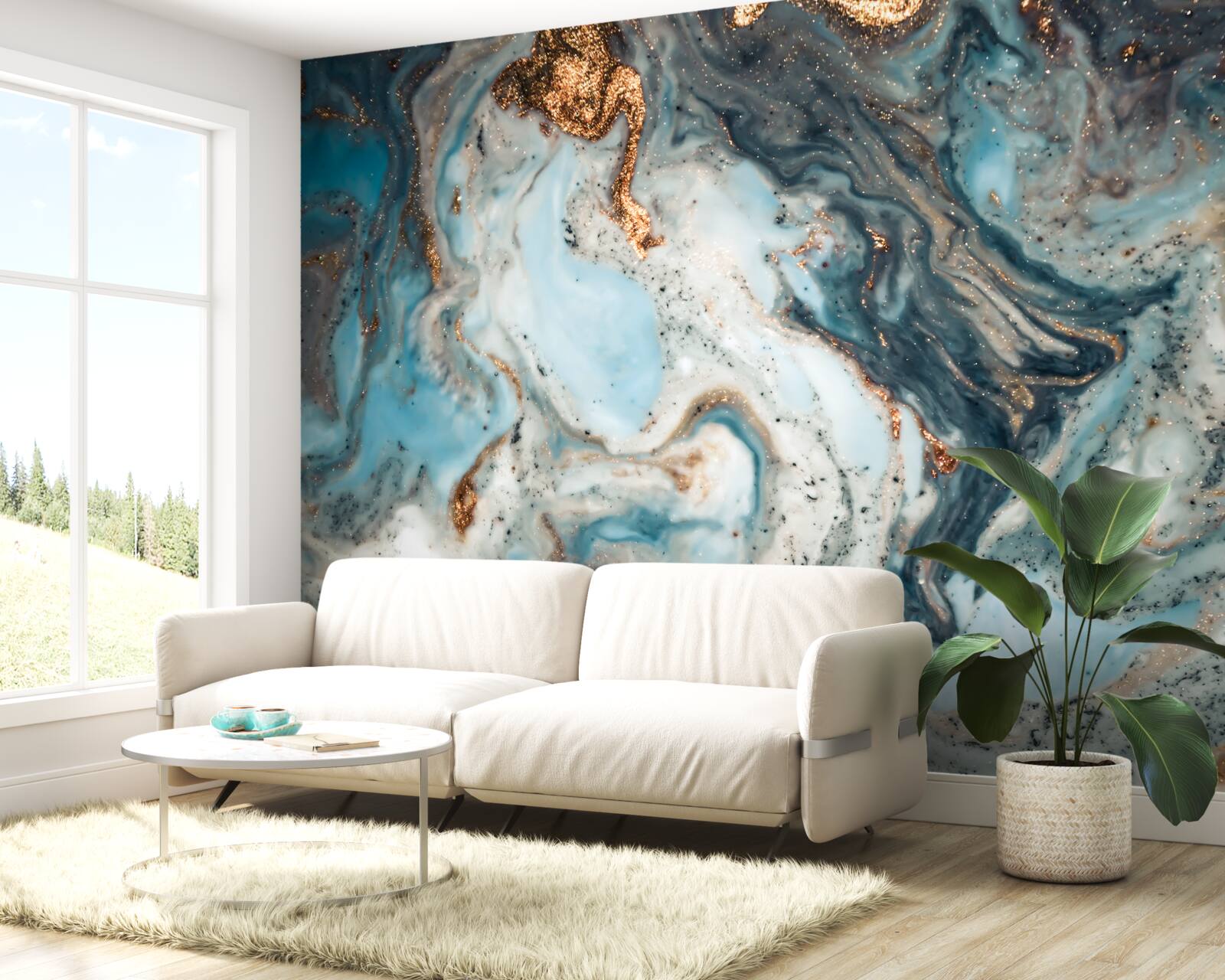 Fototapeta złota abstrakcja z pięknymi elementami