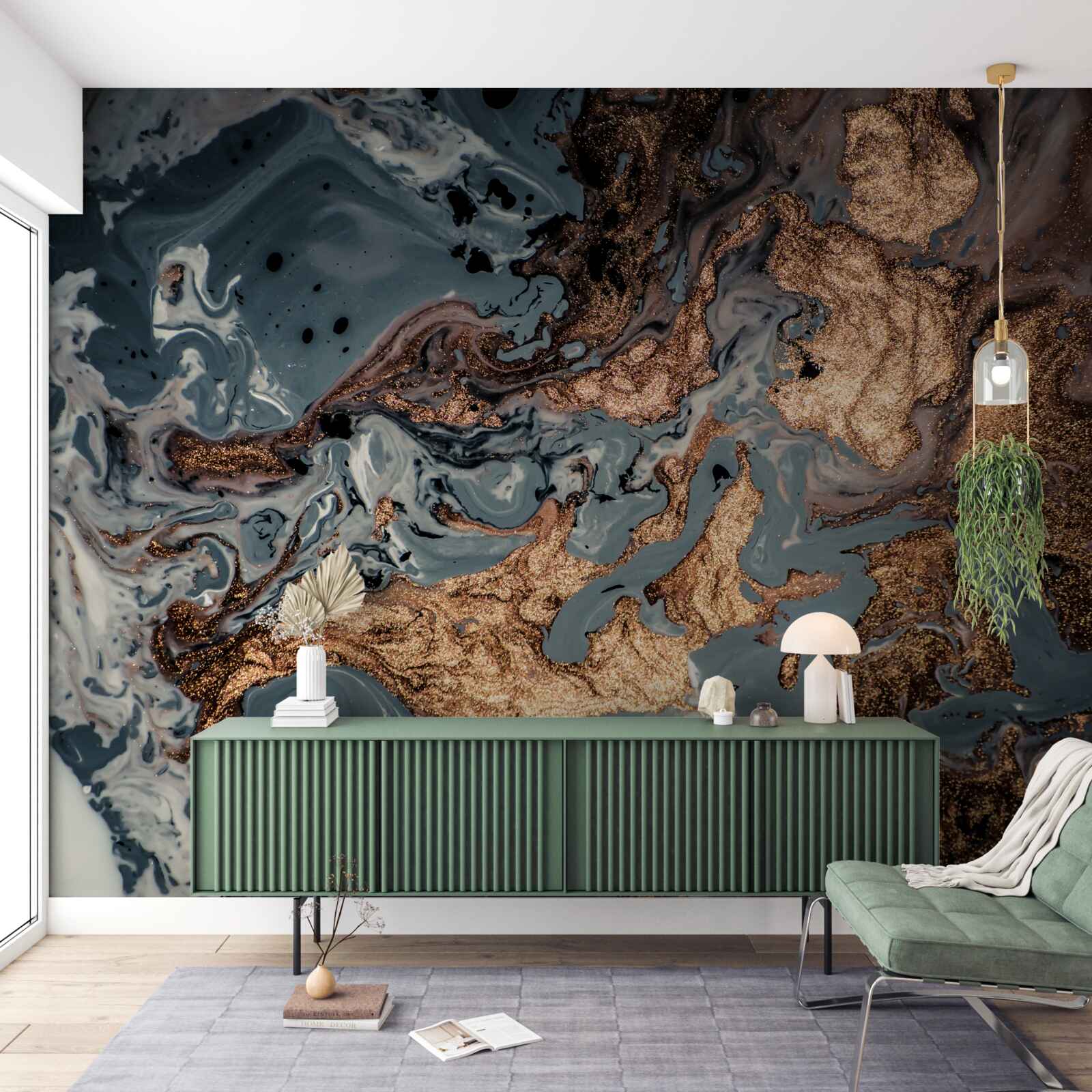 Fototapeta skondensowany złoty eliksir