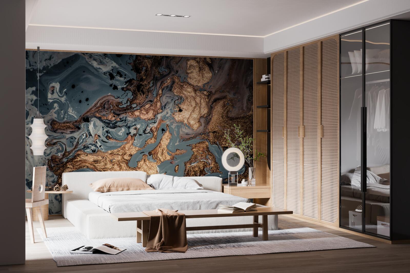 Fototapeta skondensowany złoty eliksir