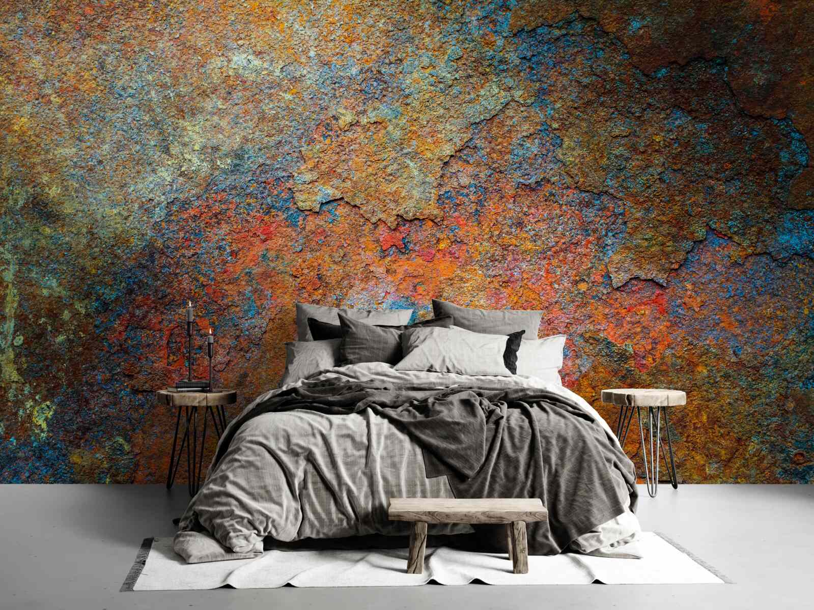 Fototapeta kolor i struktura rdzy