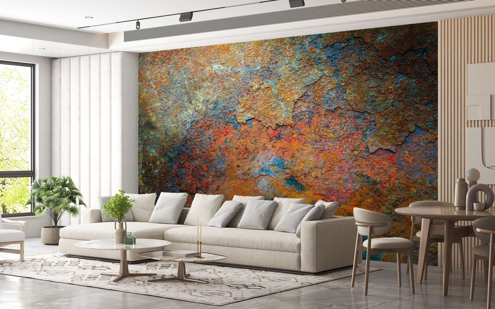 Fototapeta kolor i struktura rdzy