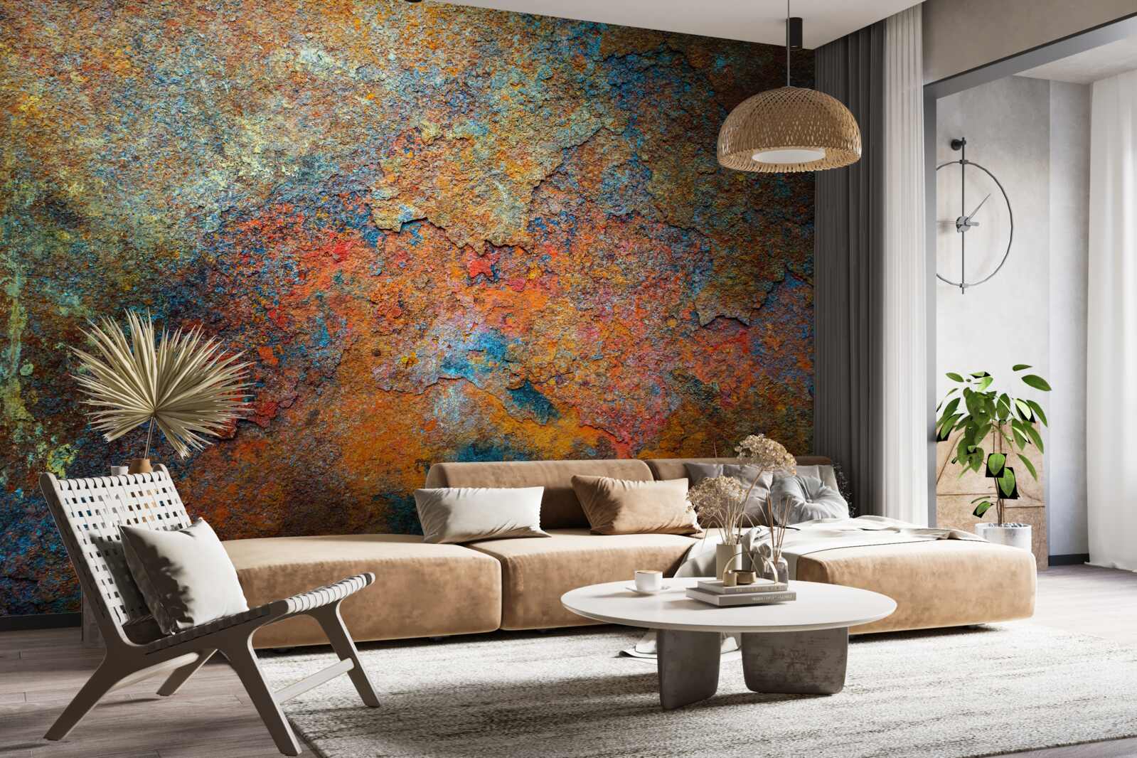 Fototapeta kolor i struktura rdzy