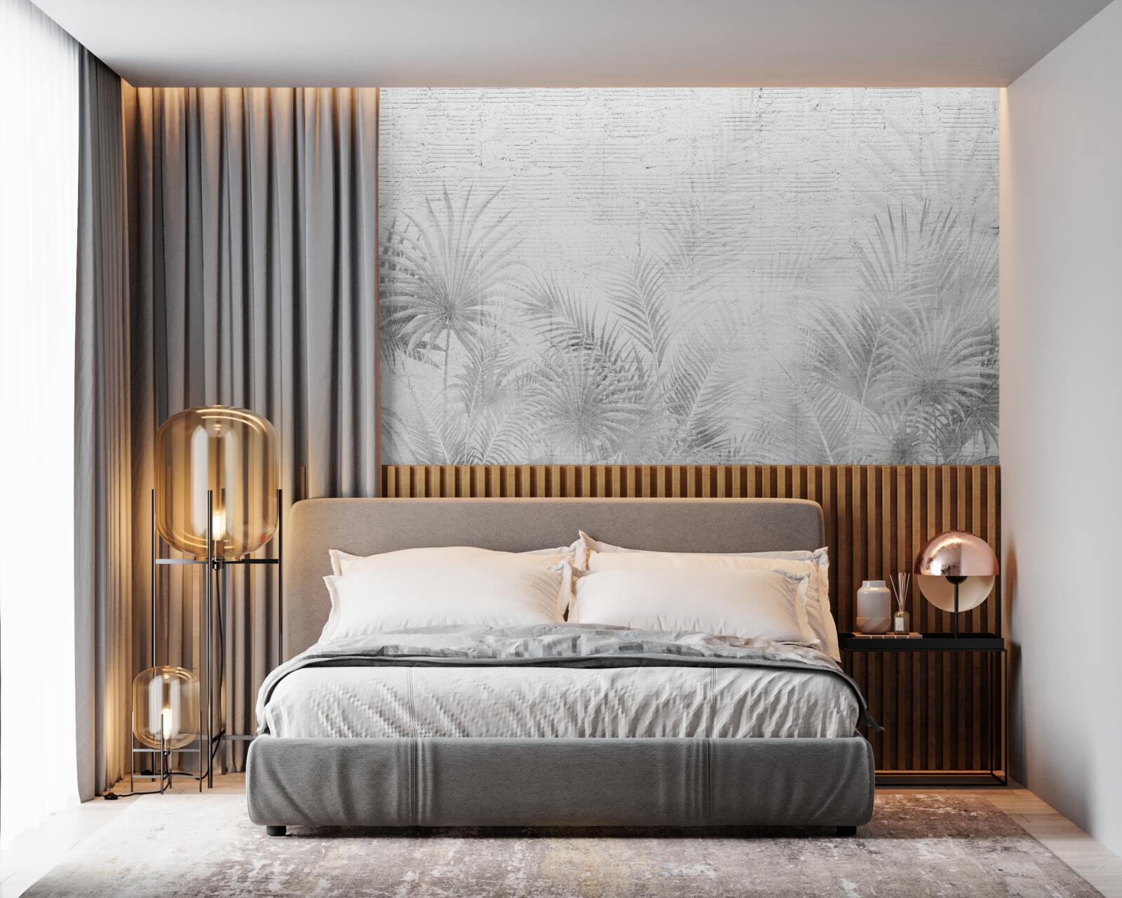 Fototapeta poranna mgła w tropikalnym lesie