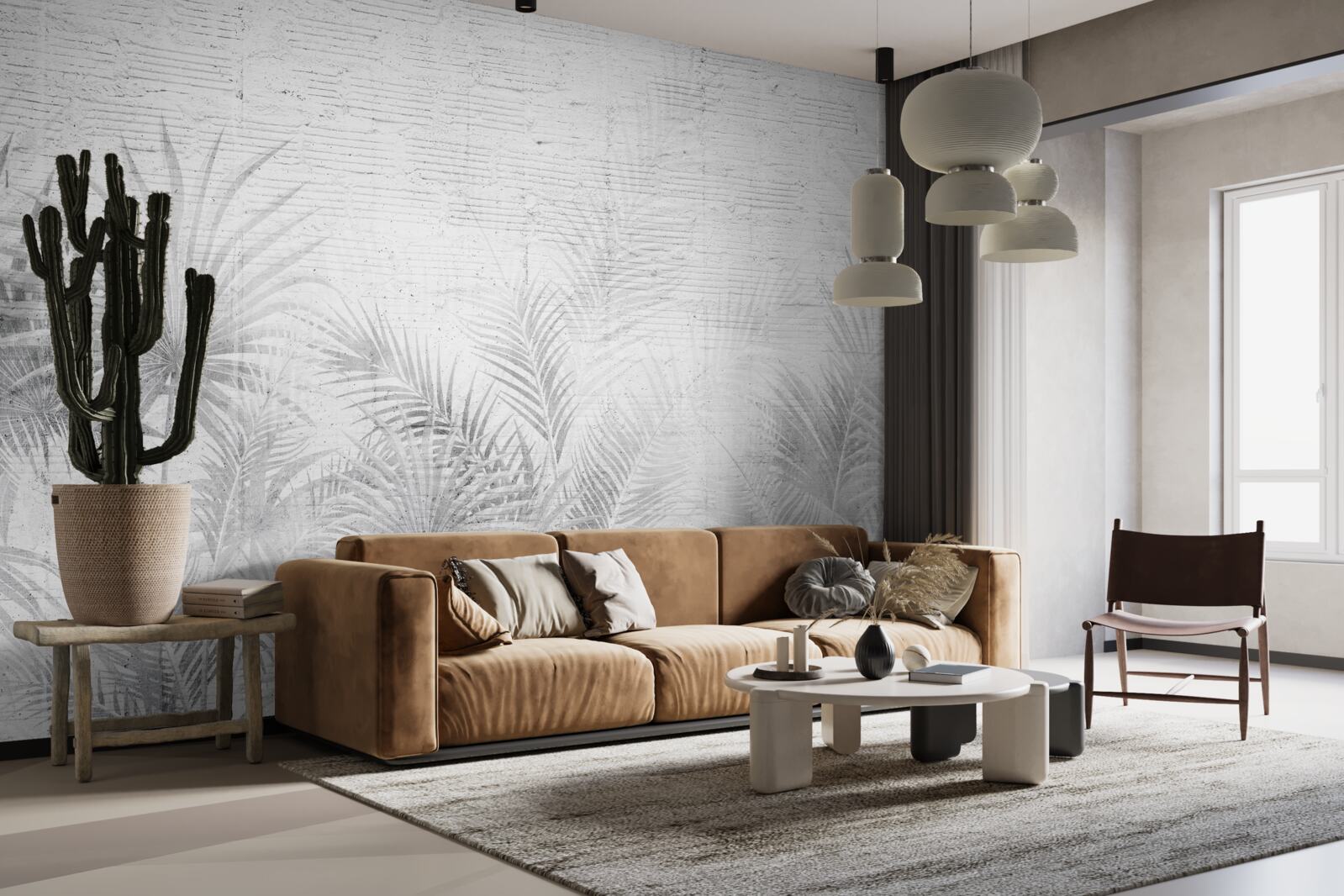 Fototapeta poranna mgła w tropikalnym lesie