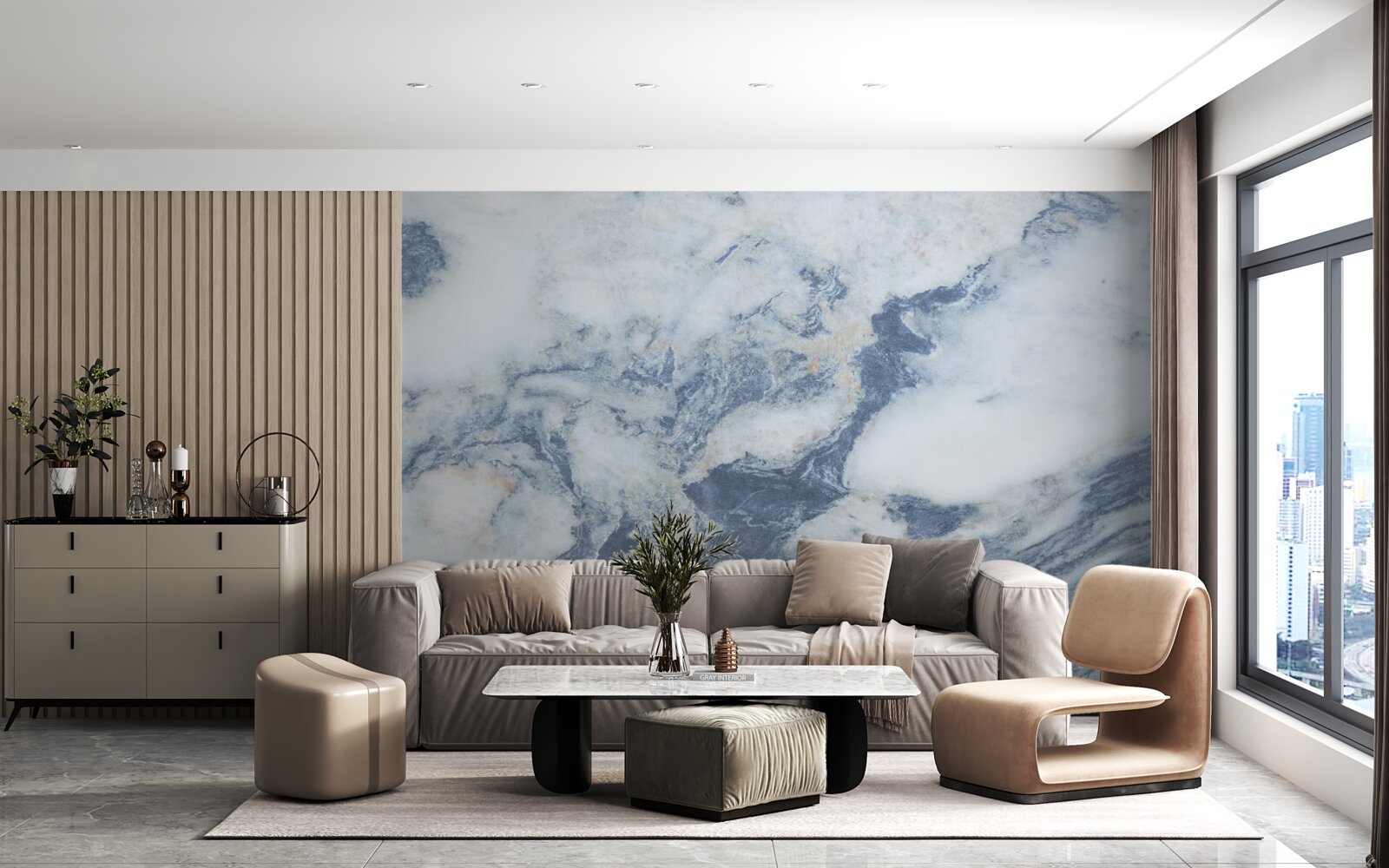 Fototapeta niebieskie tło marmuru