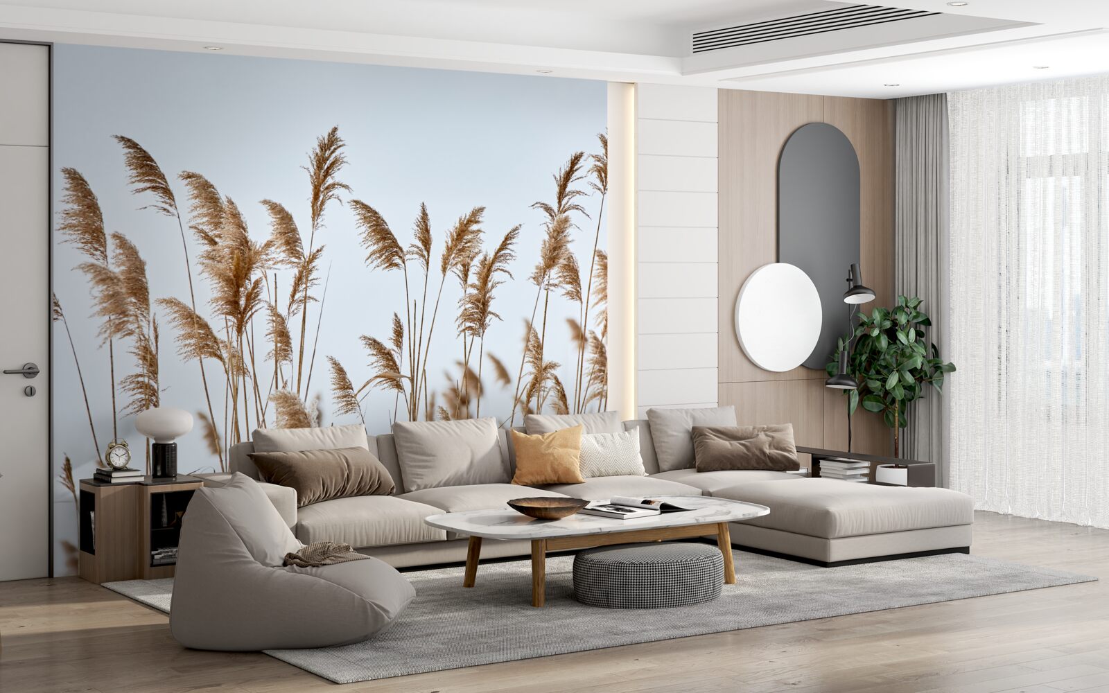 Fototapeta kłosy pszenicy sięgające ku niebu