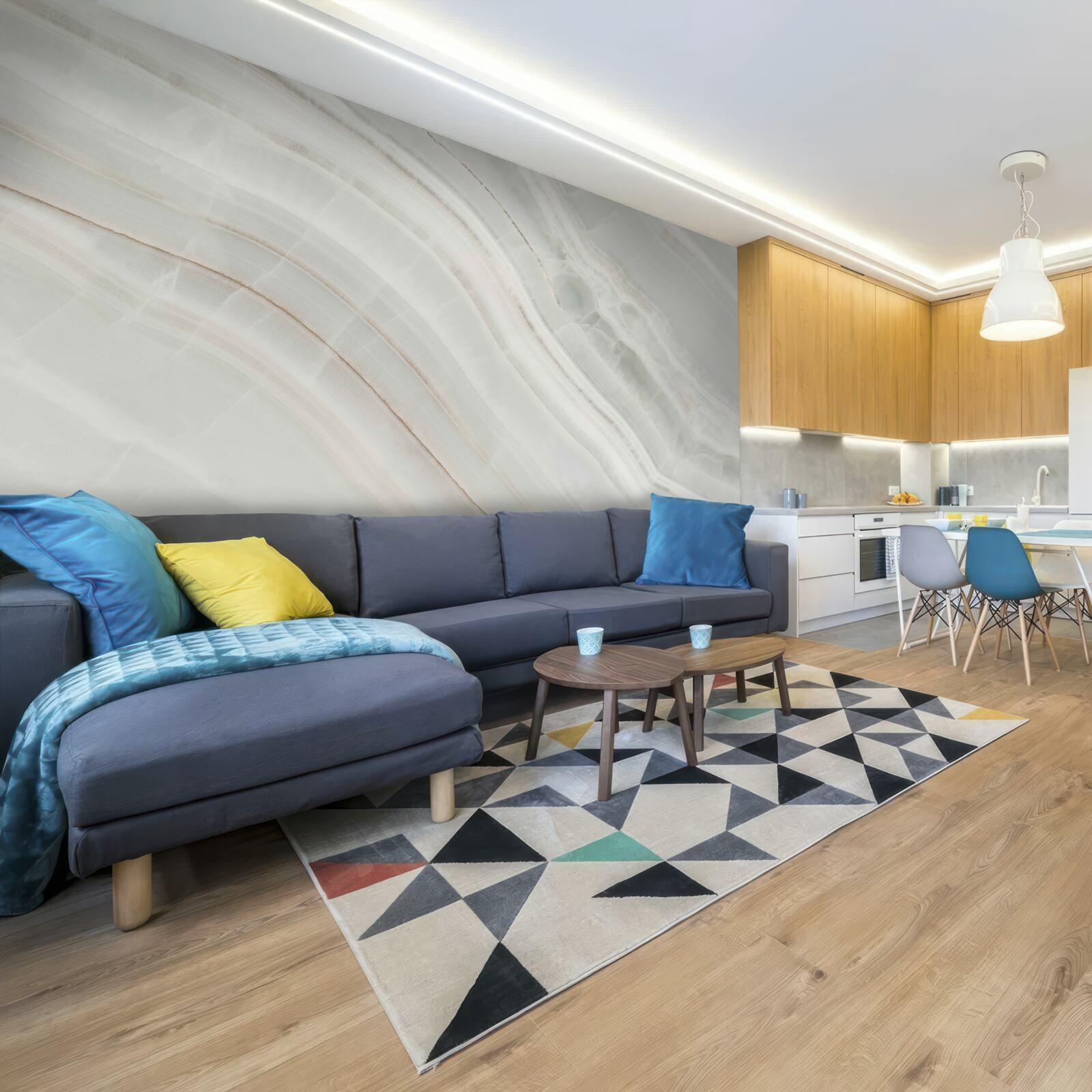 Fototapeta cienki szary beżowy krój