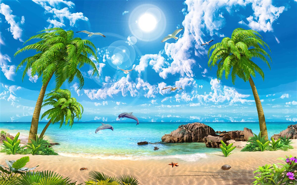 Fototapeta przyroda tropikalnego wybrzeża