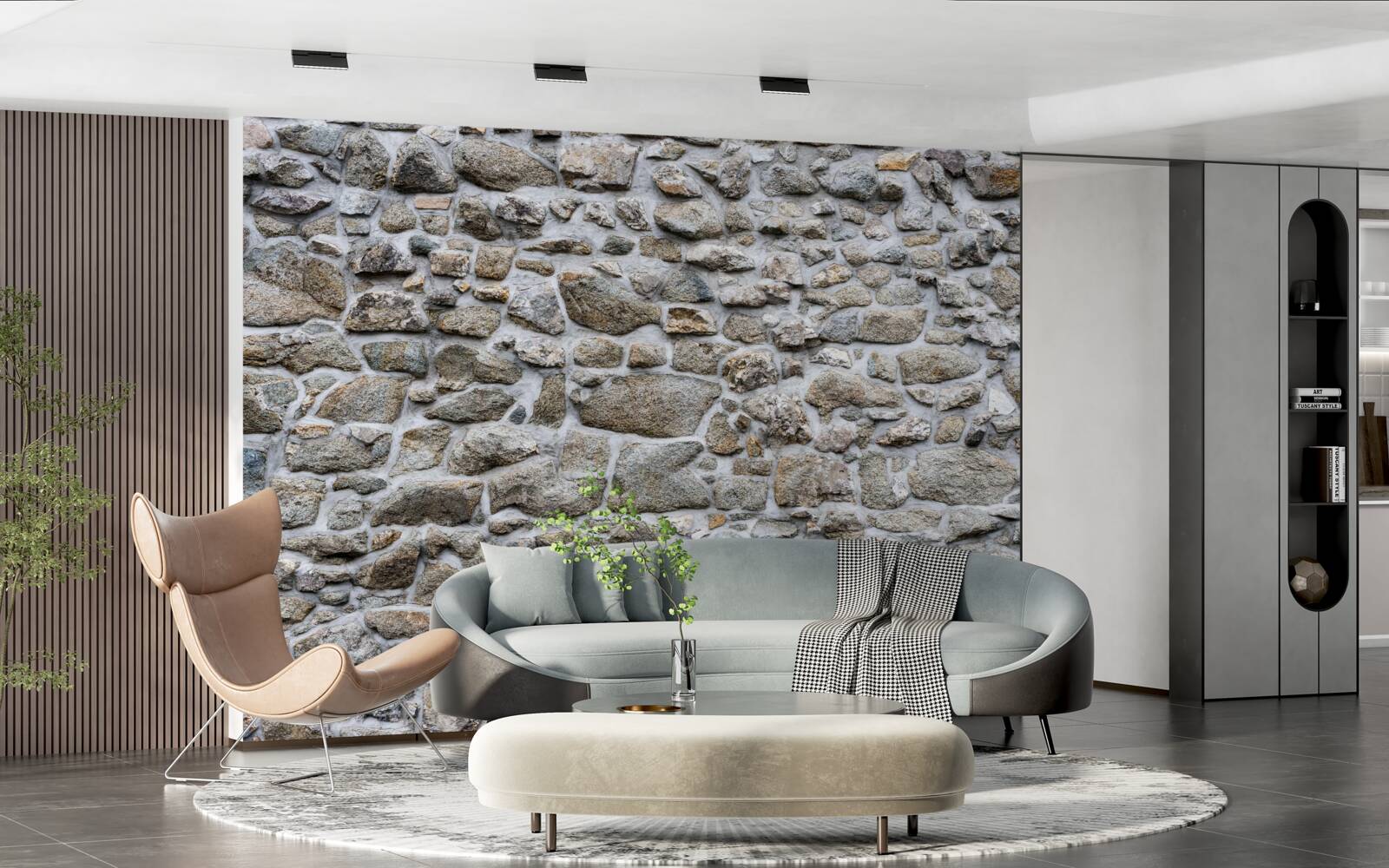 Fototapeta kamienie o różnych rozmiarach i kształtach