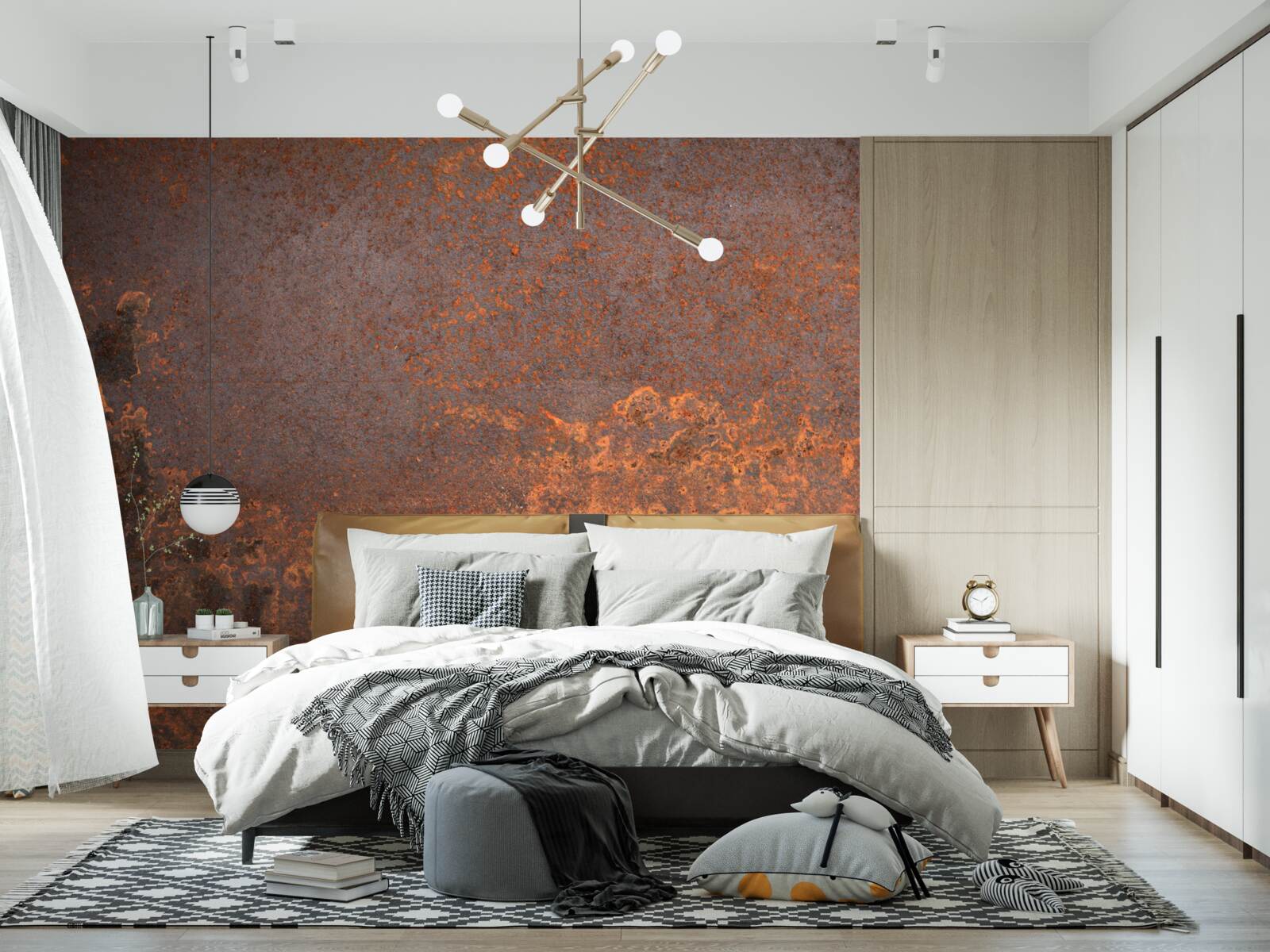 Fototapeta struktura utlenionego metalu