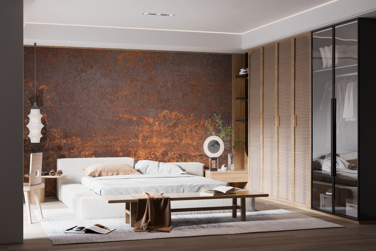 Fototapeta struktura utlenionego metalu