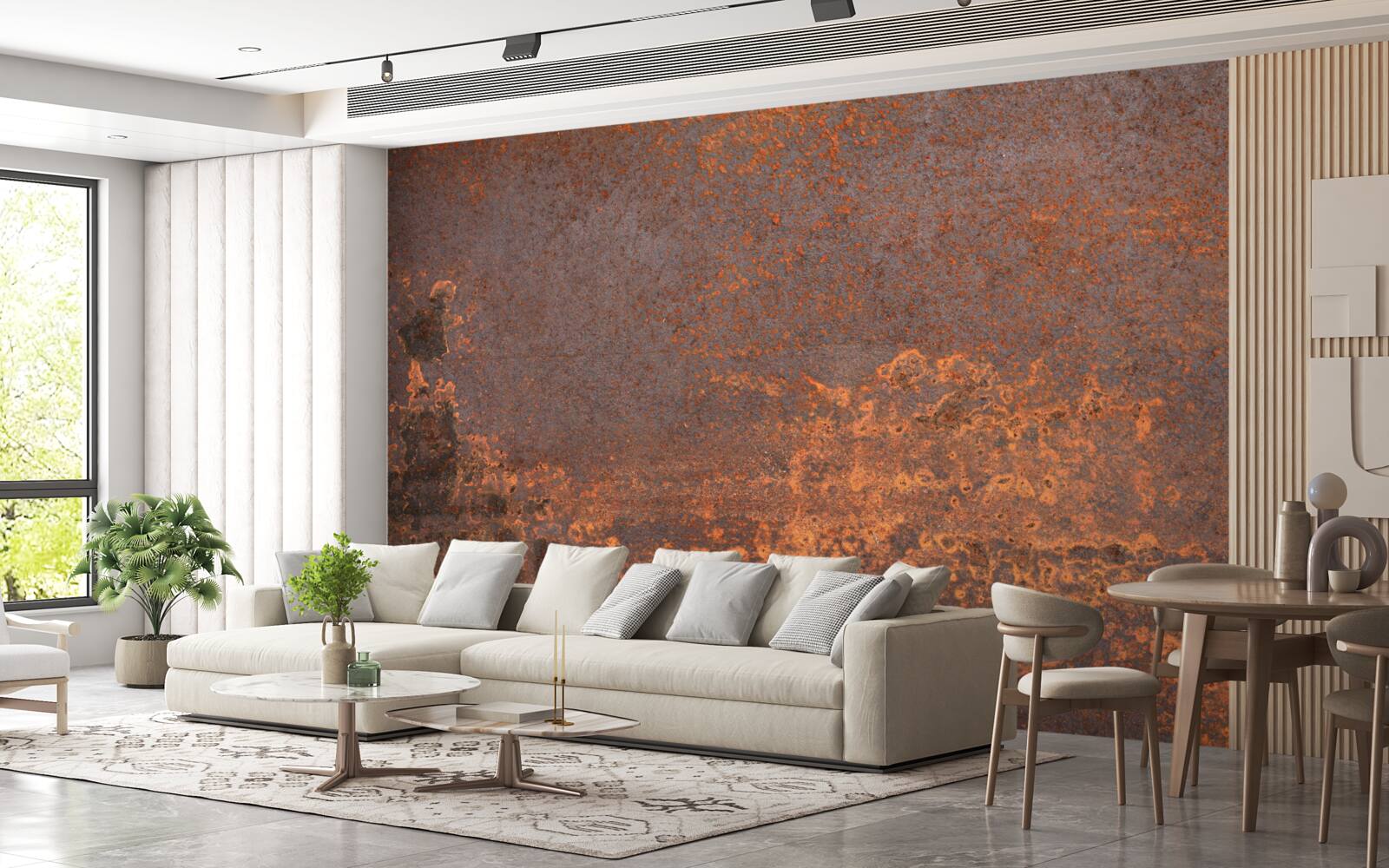 Fototapeta struktura utlenionego metalu