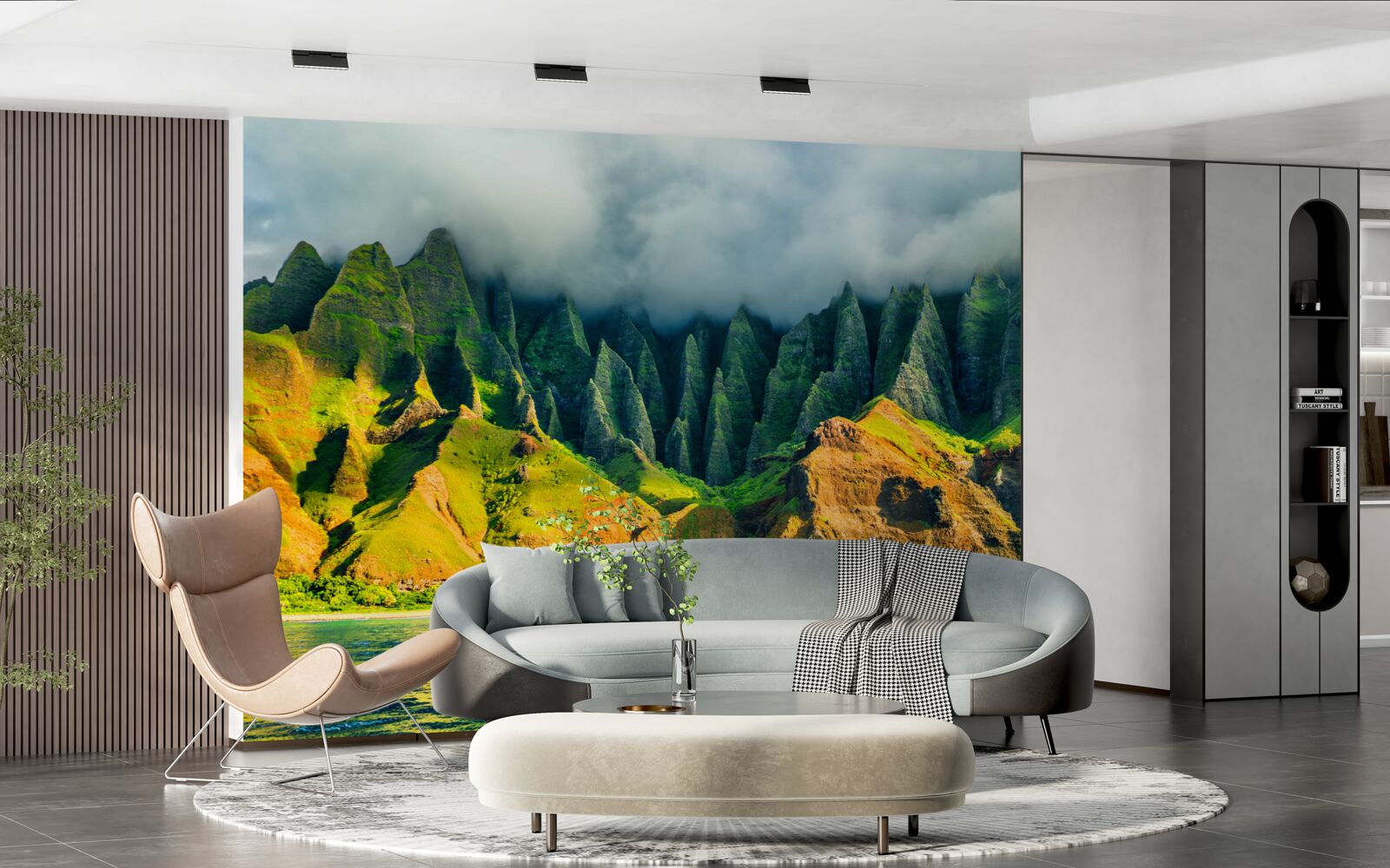 Fototapeta widoki na górskie jezioro są pełne kolorów