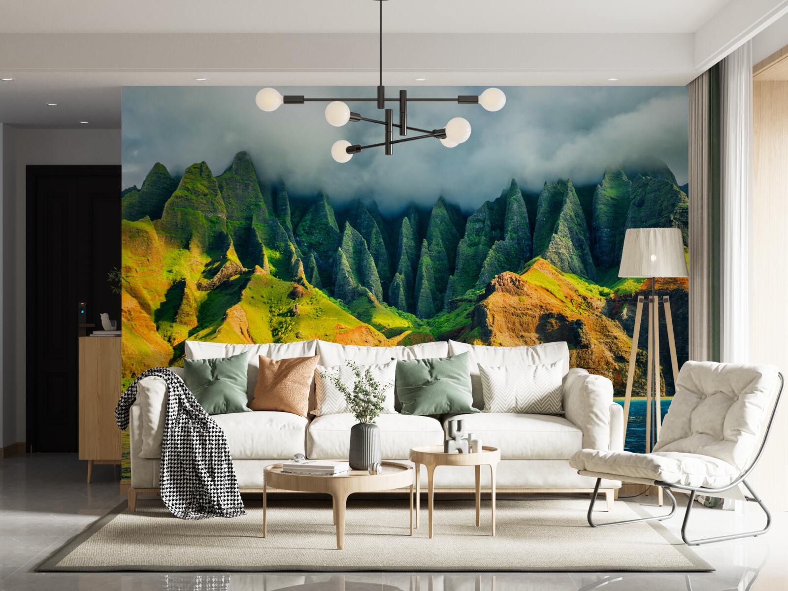 Fototapeta widoki na górskie jezioro są pełne kolorów