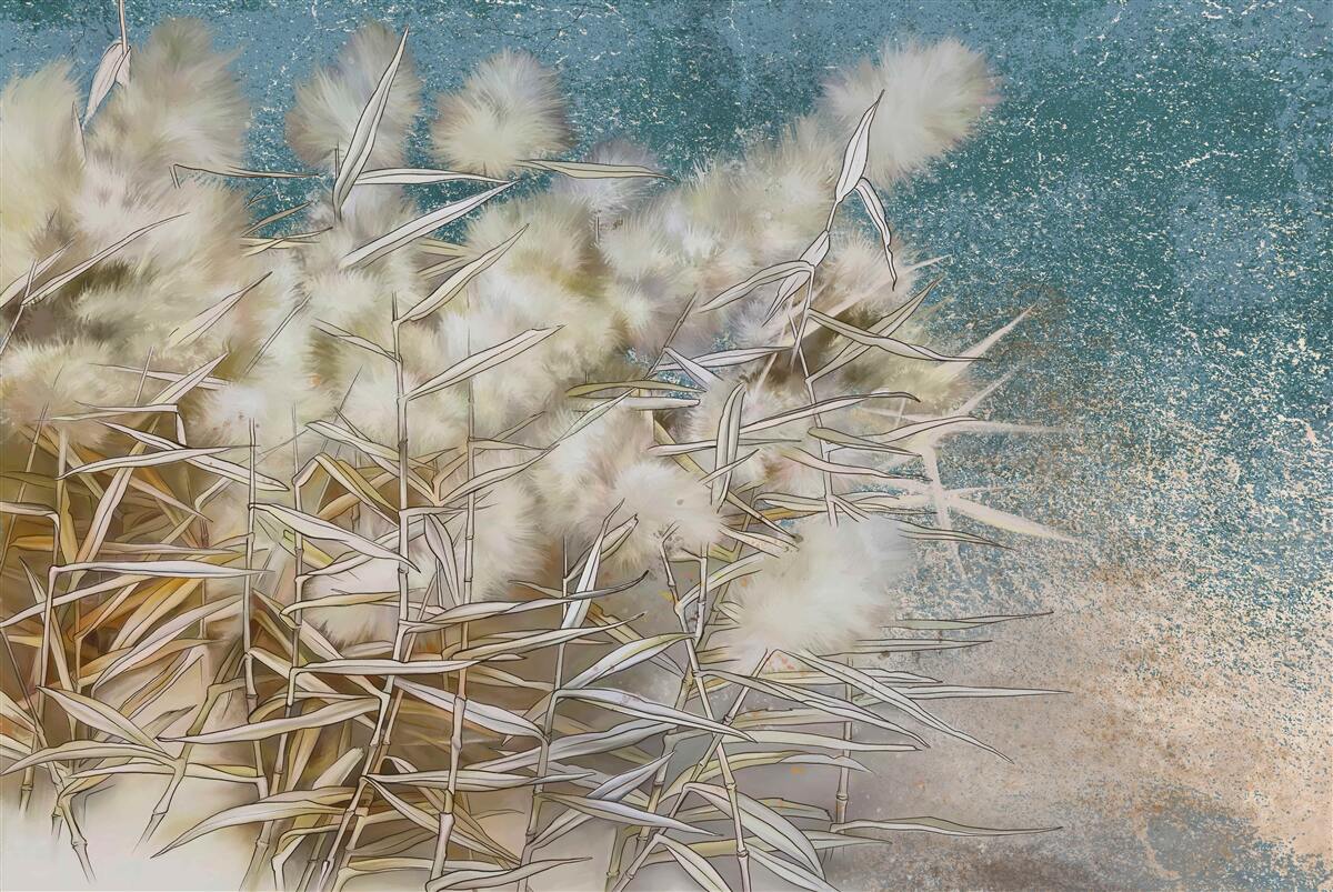 Fototapeta przemysł białej bawełny