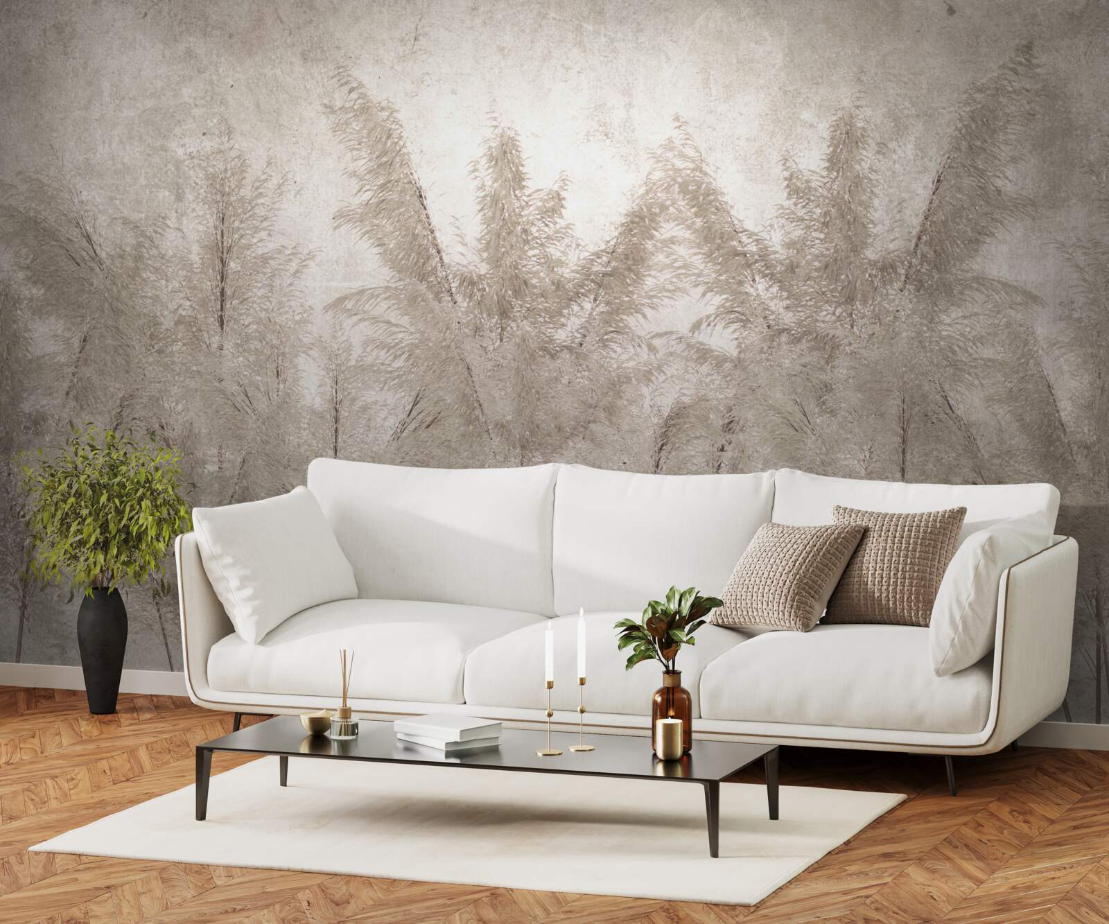 Fototapeta tropikalny poranek we mgle