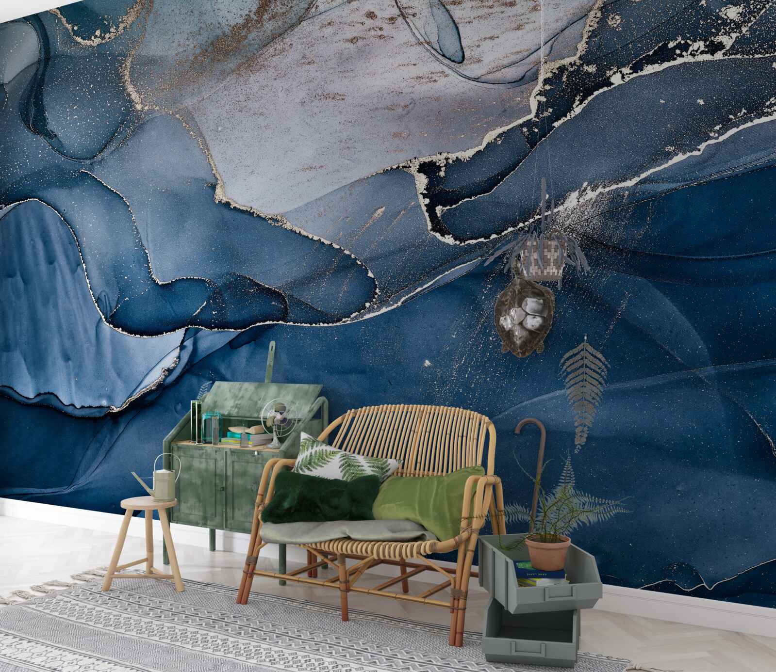 Fototapeta odcienie atramentu alkoholowego