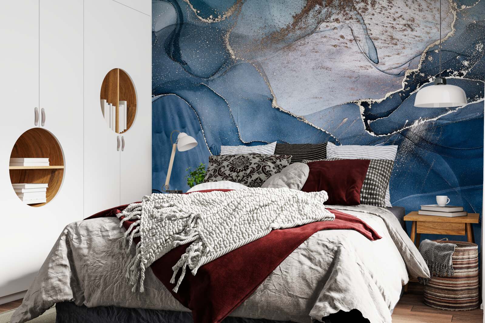 Fototapeta odcienie atramentu alkoholowego