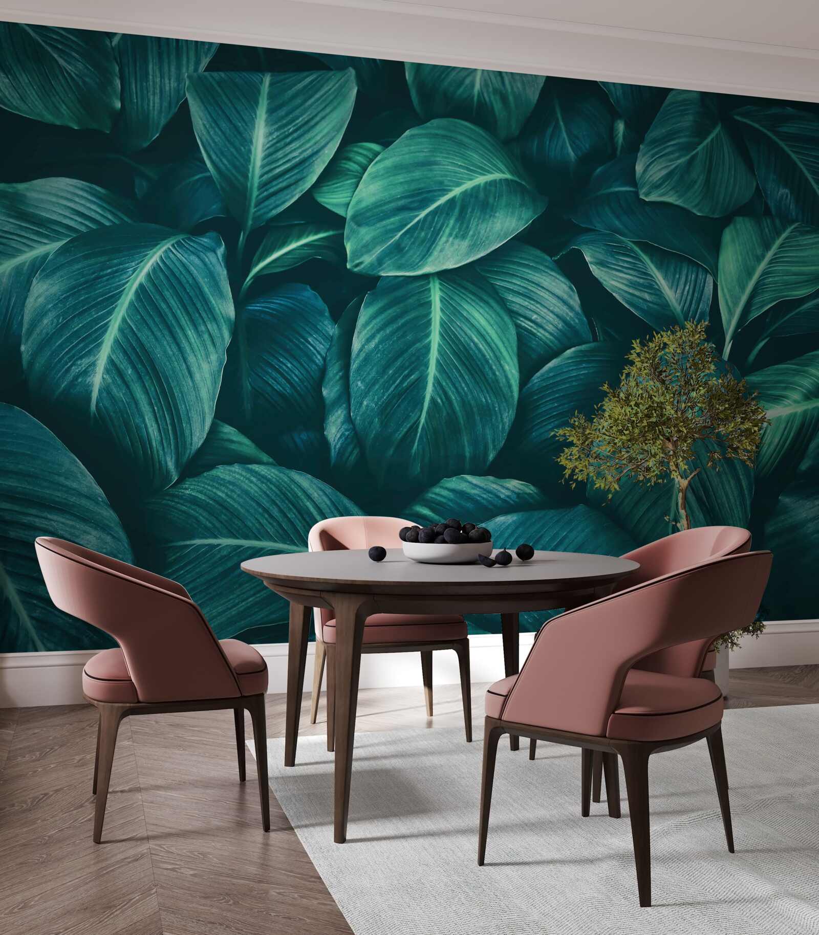 Fototapeta liście paproci mają wspaniały szmaragdowy kolor