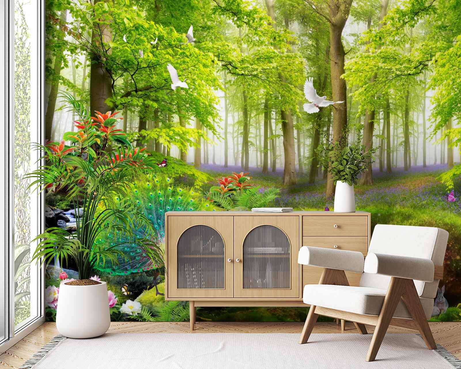 Fototapeta fauna zielonych lasów letnich