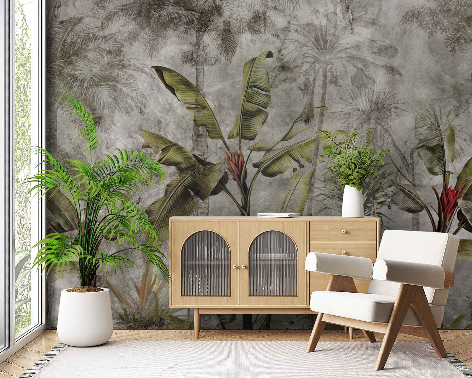 Fototapeta w okresach intensywnego deszczu tropikalnego