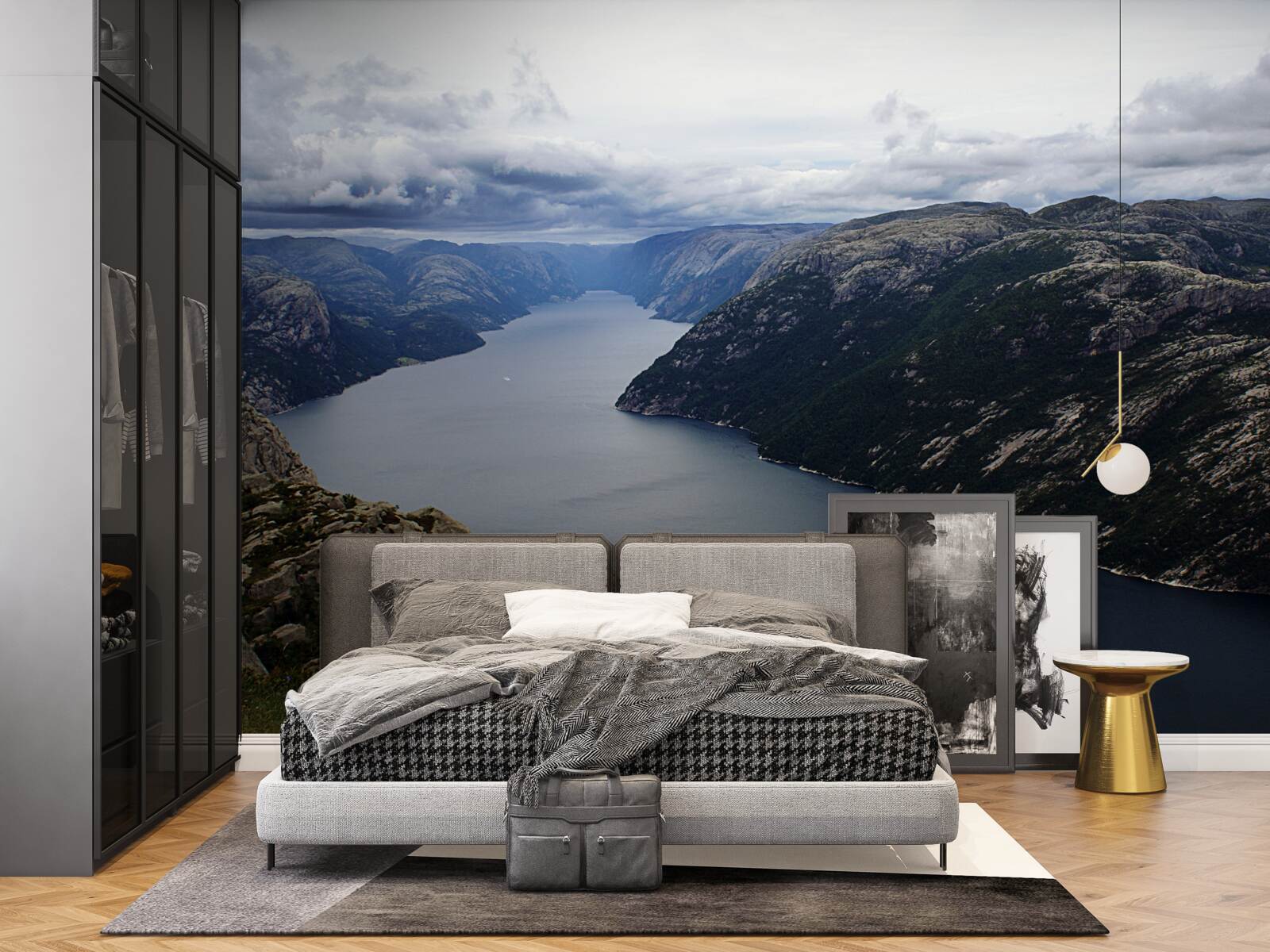 Fototapeta spokojna górska rzeka