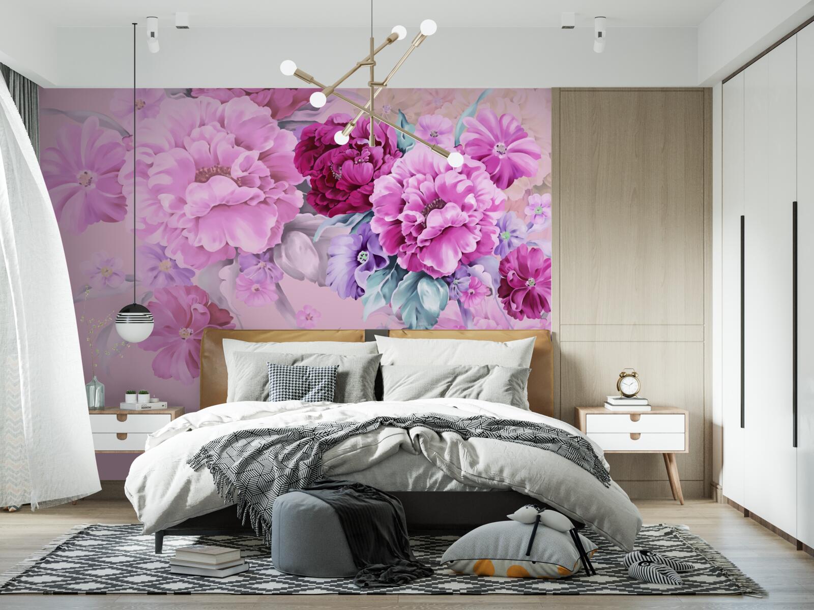 Fototapeta jesienny bukiet w odcieniach bzu