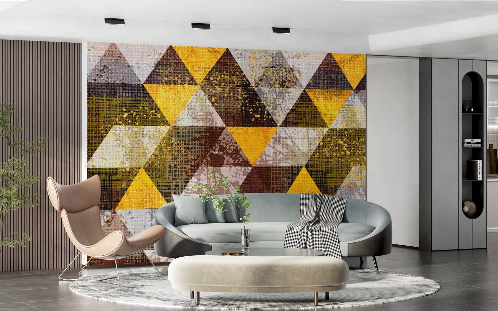 Fototapeta struktura wielobarwnych rombów