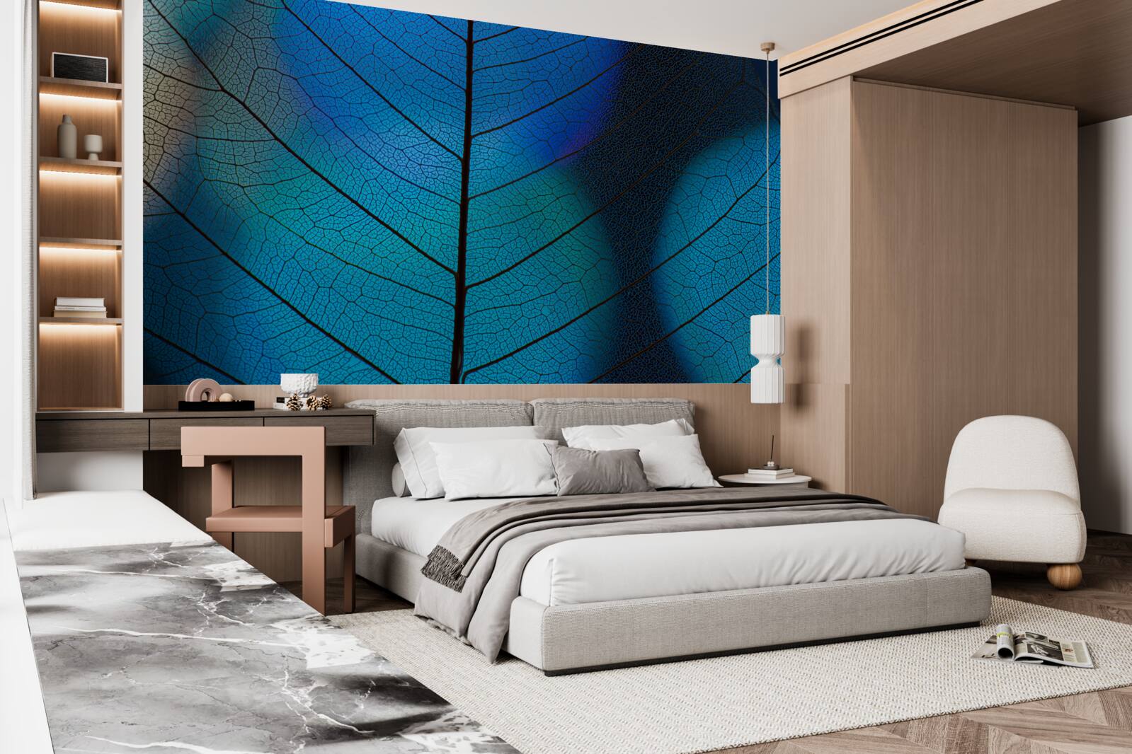 Fototapeta delikatna, cienka struktura liścia