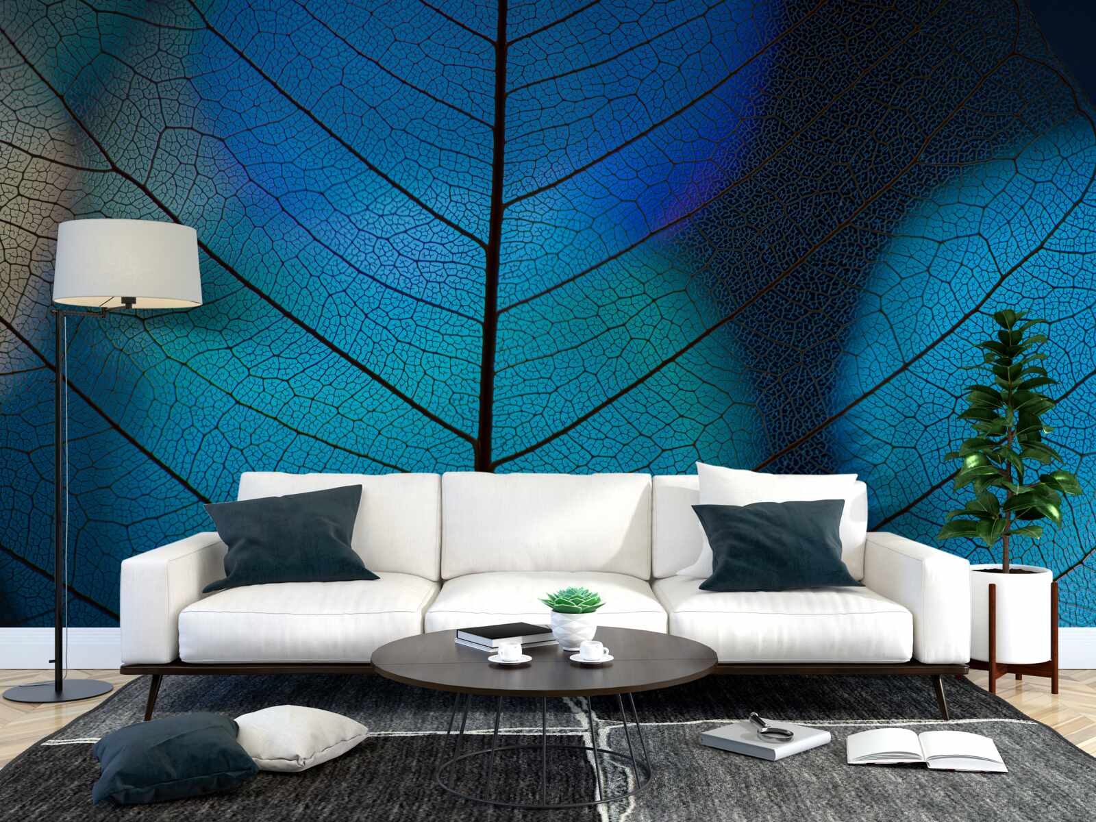 Fototapeta delikatna, cienka struktura liścia