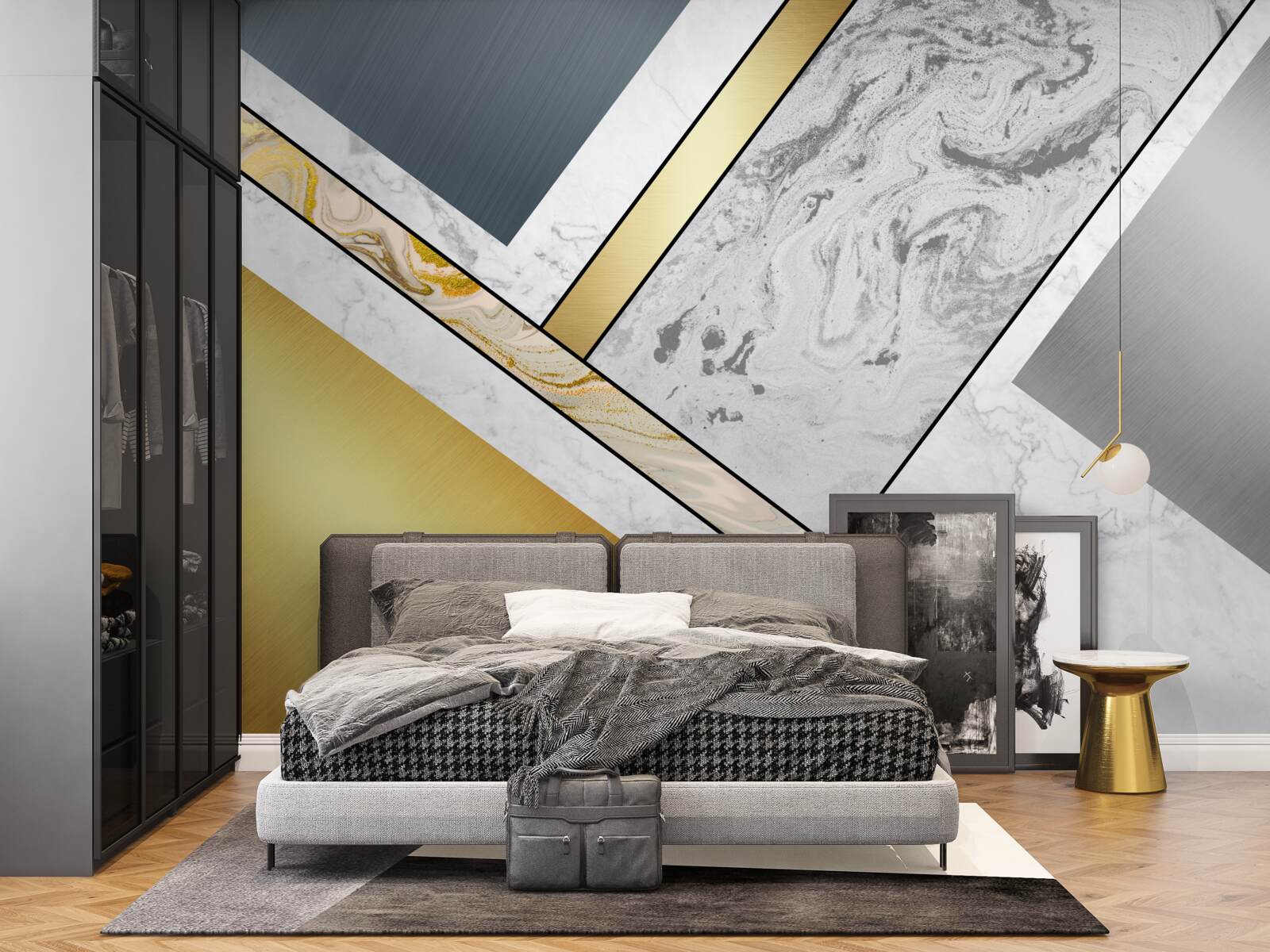 Fototapeta połączenie różnych rodzajów marmuru